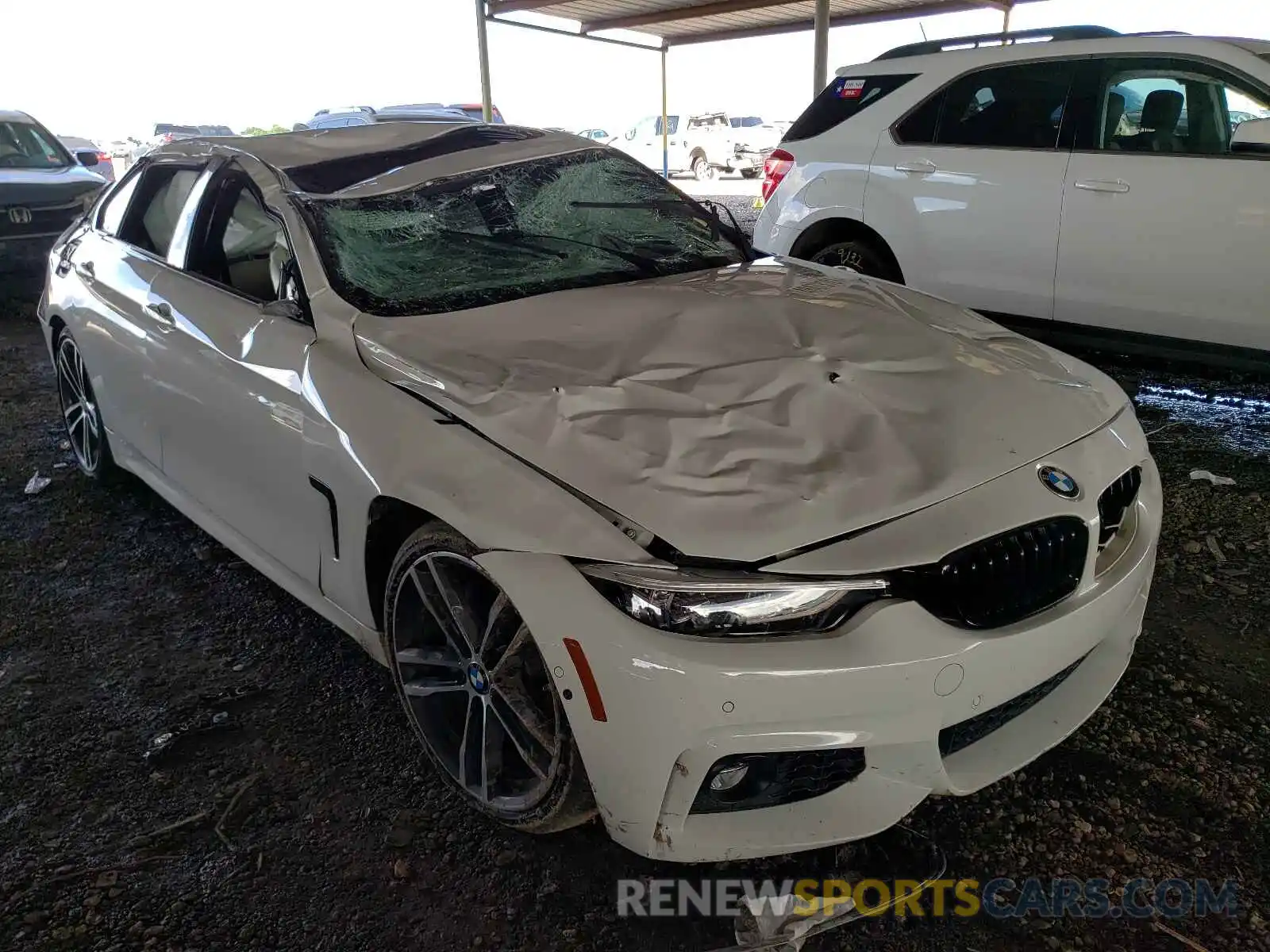 1 Photograph of a damaged car WBA4J5C57KBM65964 BMW 4 SERIES 2019