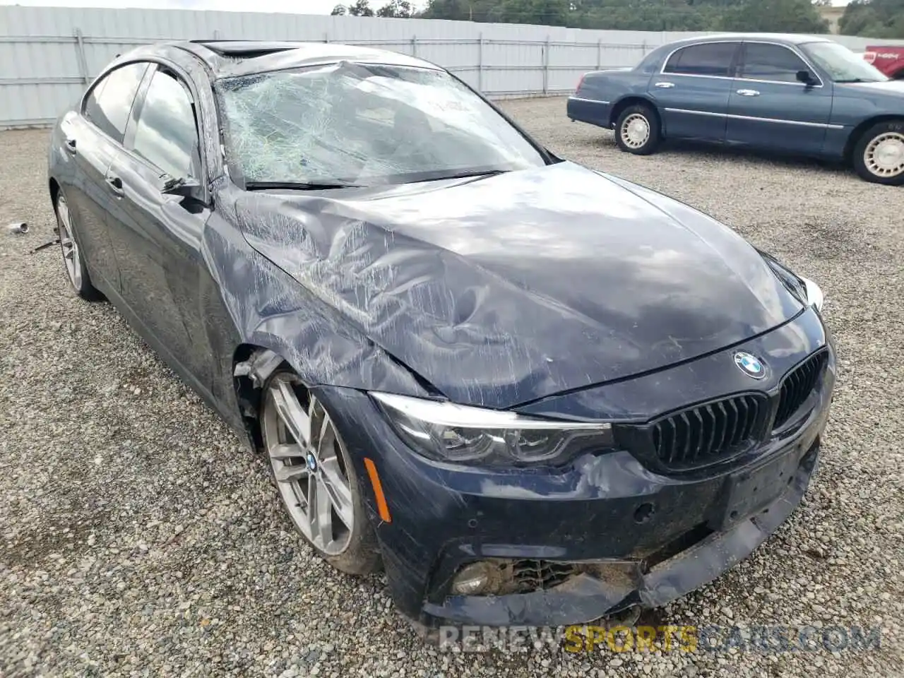 1 Photograph of a damaged car WBA4J5C58KBM65116 BMW 4 SERIES 2019