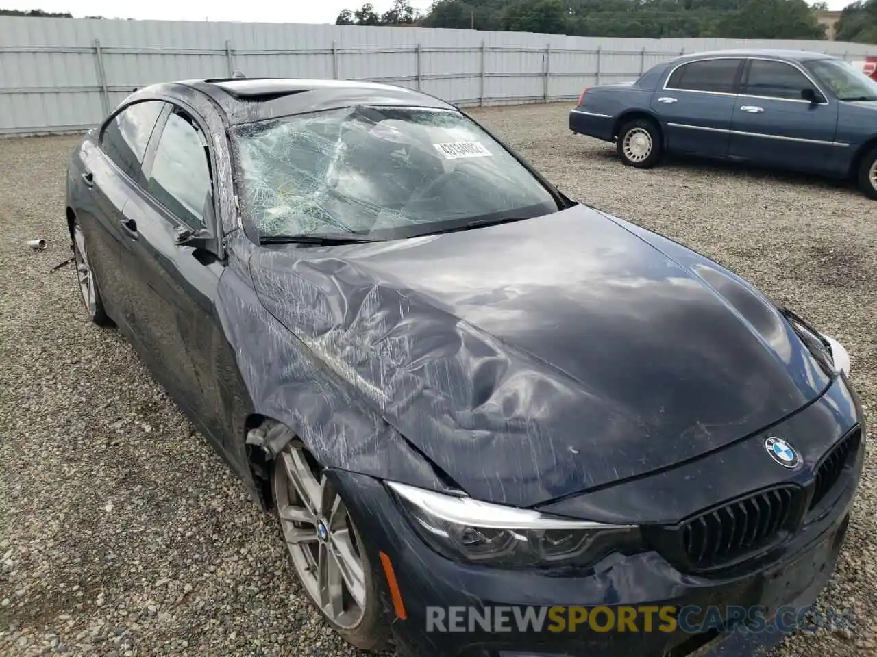 9 Photograph of a damaged car WBA4J5C58KBM65116 BMW 4 SERIES 2019