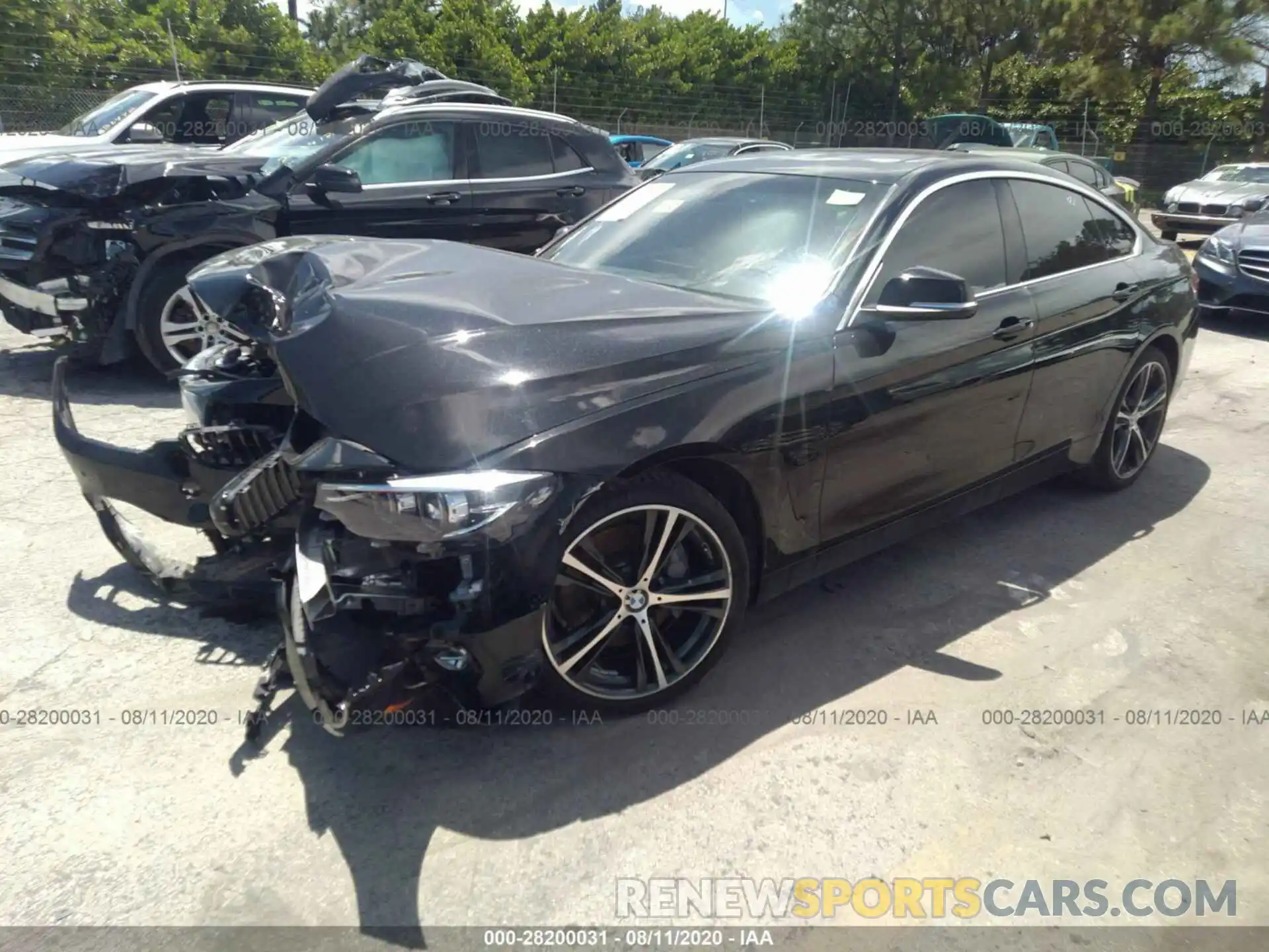 2 Photograph of a damaged car WBA4J5C59KBM65318 BMW 4 SERIES 2019