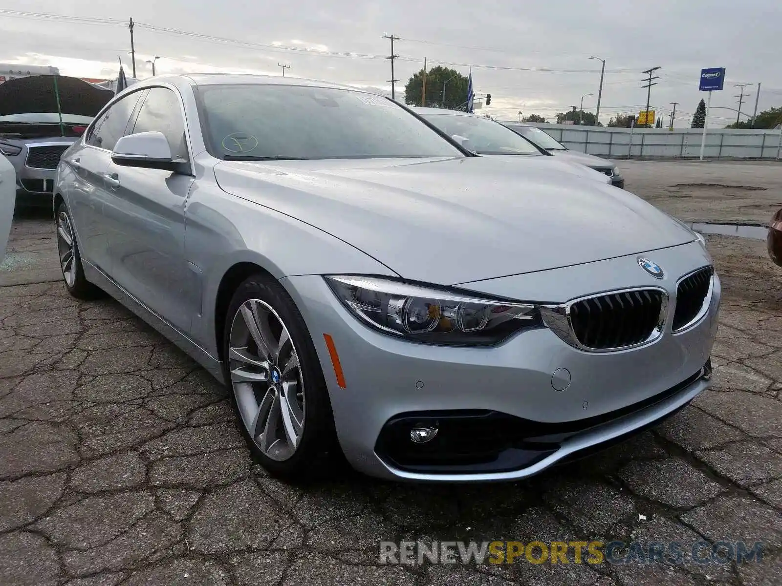 1 Photograph of a damaged car WBA4J5C59KBM66095 BMW 4 SERIES 2019