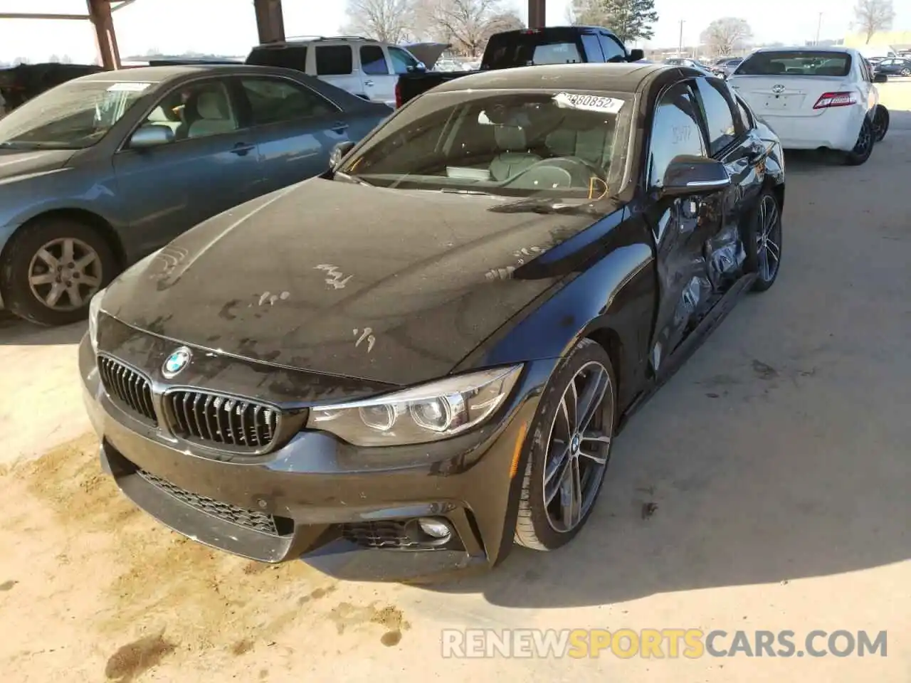 2 Фотография поврежденного автомобиля WBA4J5C59KBM66730 BMW 4 SERIES 2019