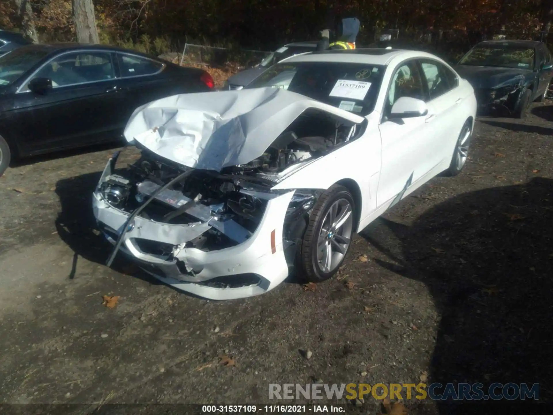 6 Photograph of a damaged car WBA4J5C5XKBM65554 BMW 4 SERIES 2019