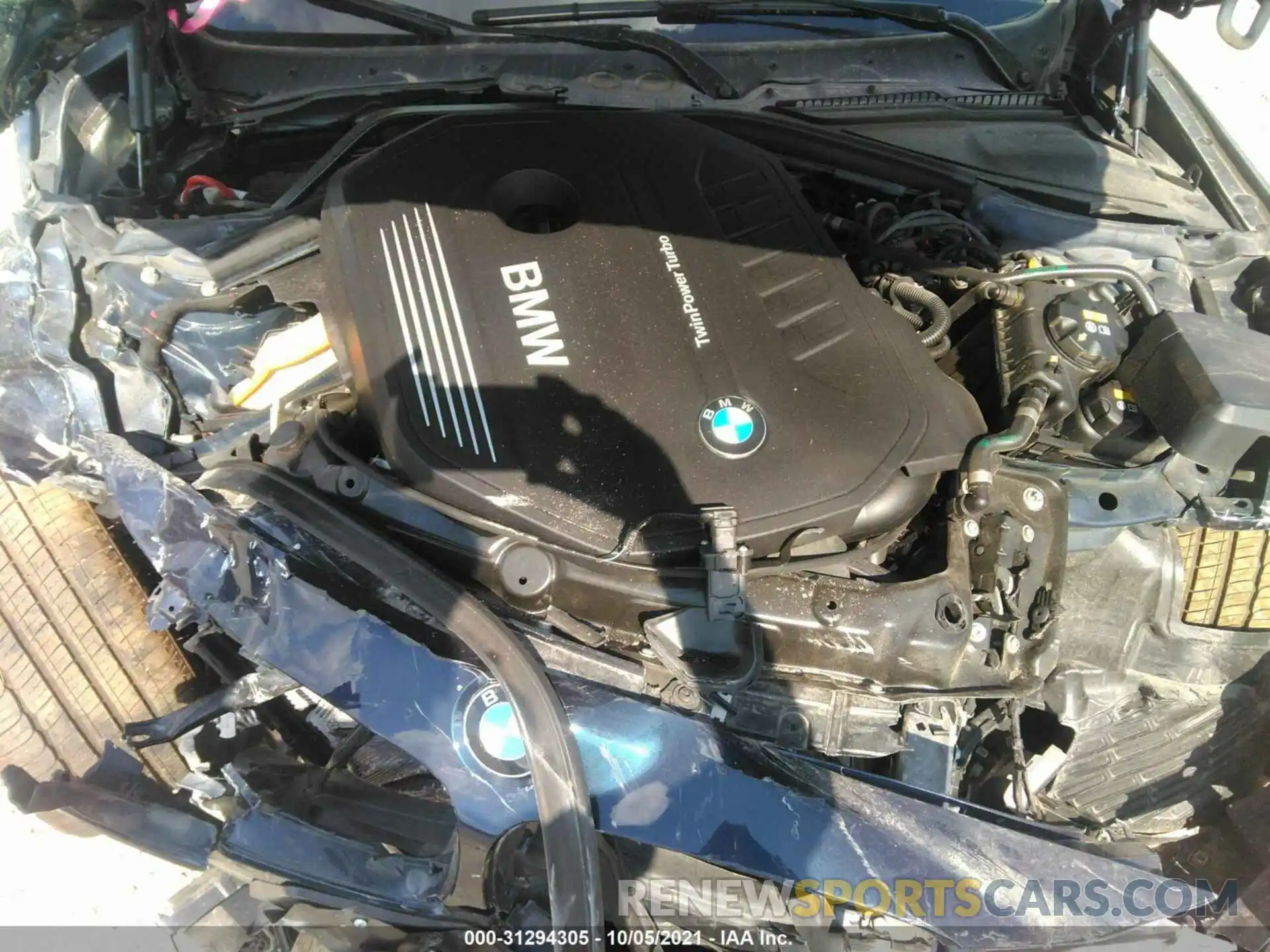 10 Photograph of a damaged car WBA4J7C50KBM74825 BMW 4 SERIES 2019