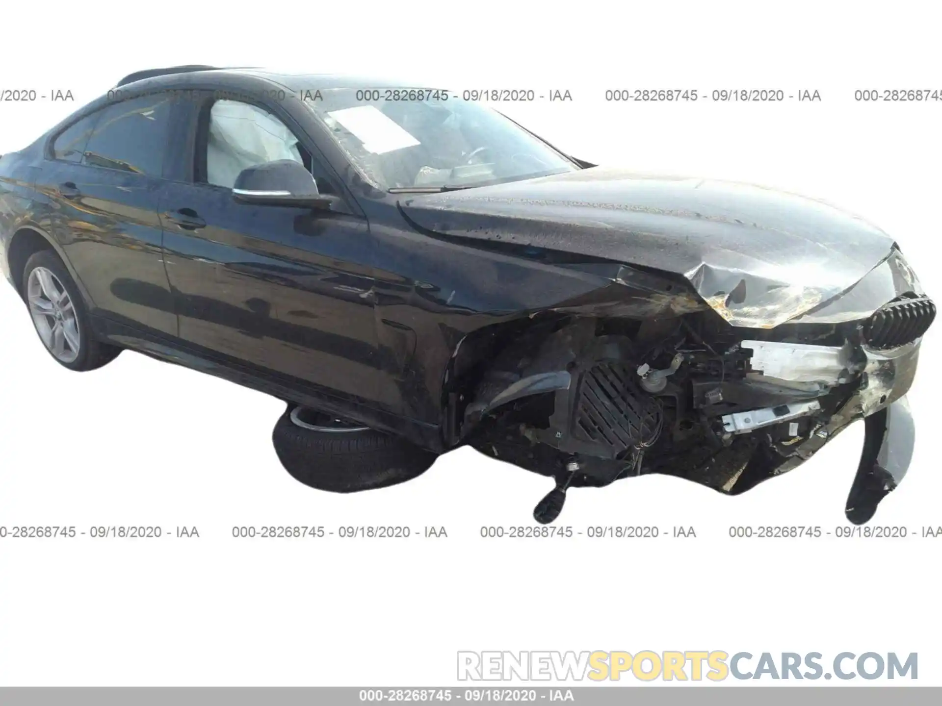 1 Photograph of a damaged car WBA4J7C50KBM75408 BMW 4 SERIES 2019