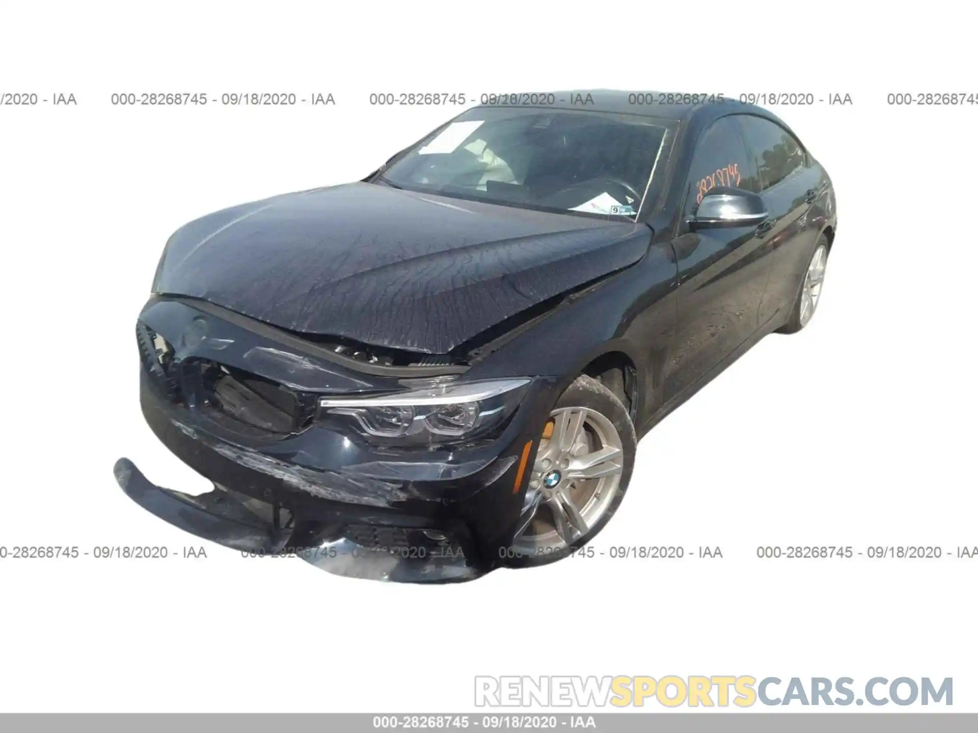 2 Photograph of a damaged car WBA4J7C50KBM75408 BMW 4 SERIES 2019