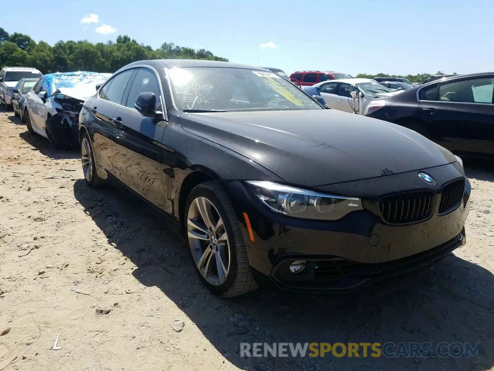 1 Photograph of a damaged car WBA4J7C50KBM76168 BMW 4 SERIES 2019