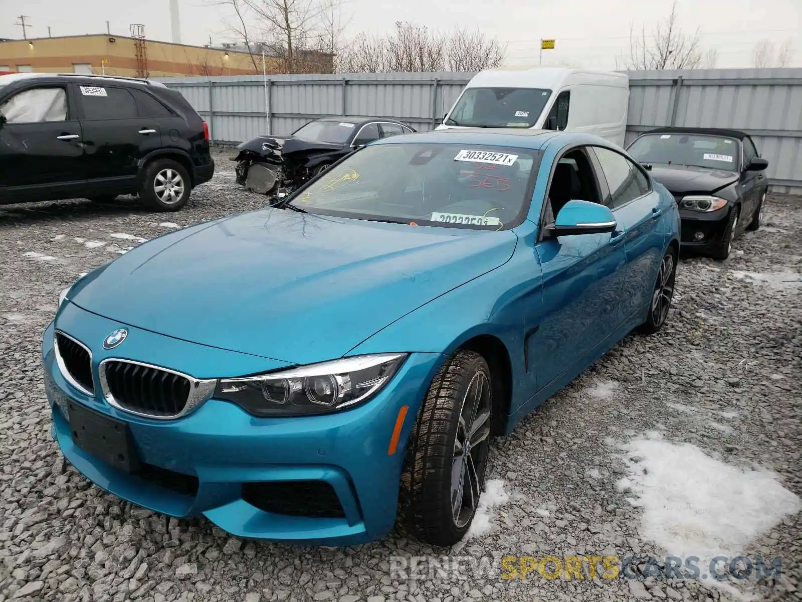 2 Photograph of a damaged car WBA4J7C50KBM76607 BMW 4 SERIES 2019