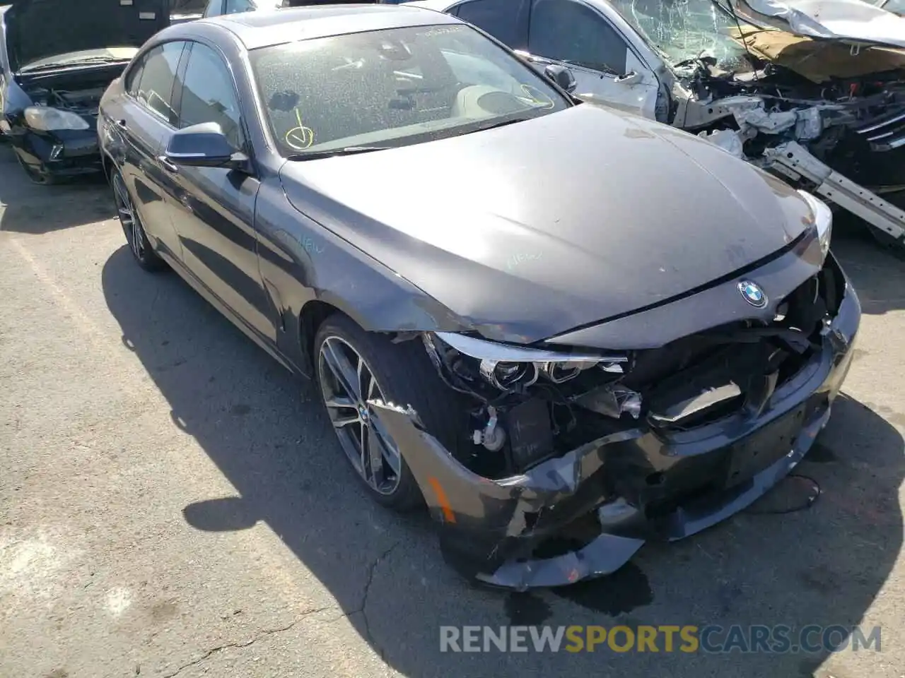 1 Photograph of a damaged car WBA4J7C51KBM75448 BMW 4 SERIES 2019