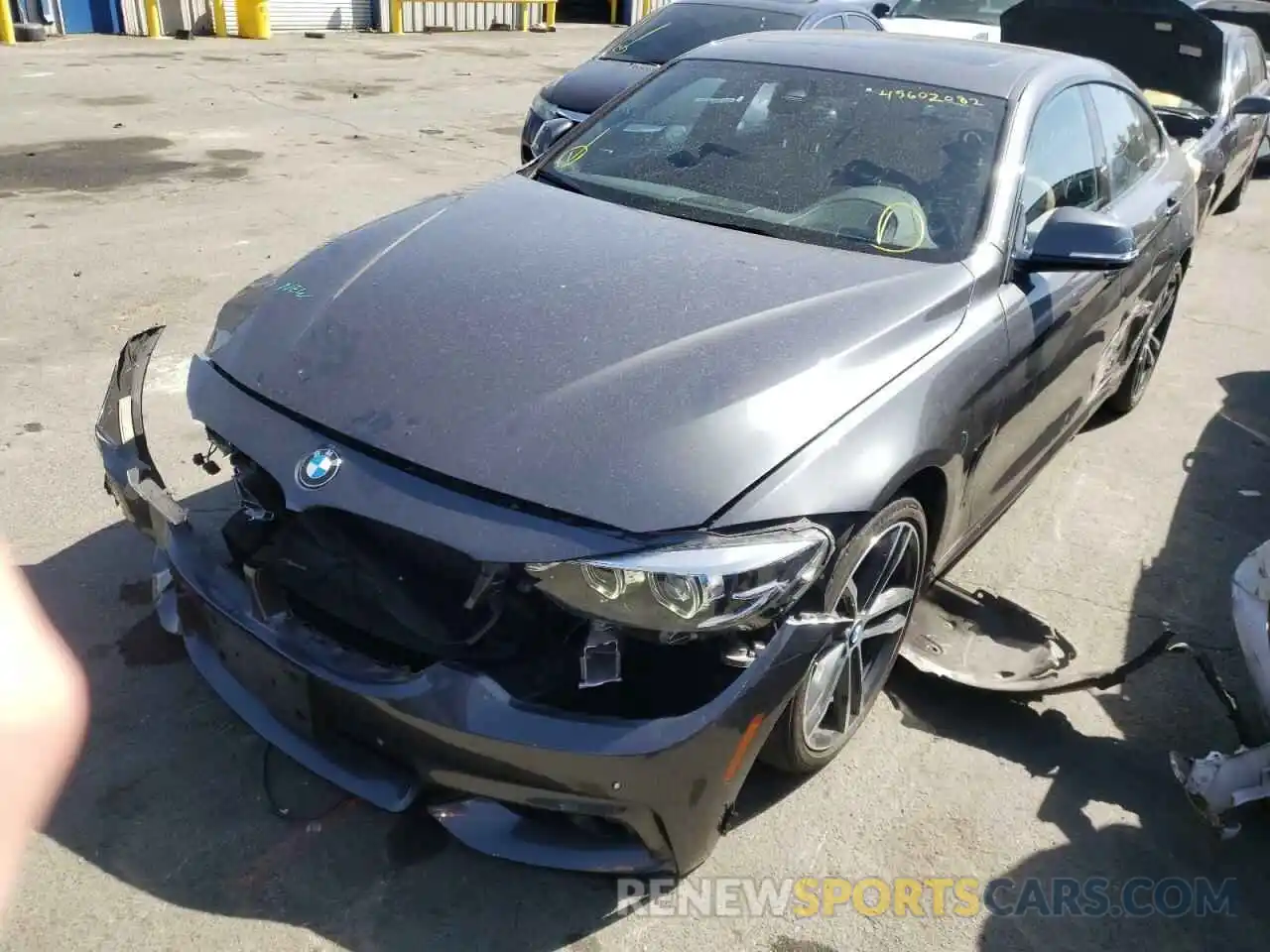 2 Photograph of a damaged car WBA4J7C51KBM75448 BMW 4 SERIES 2019