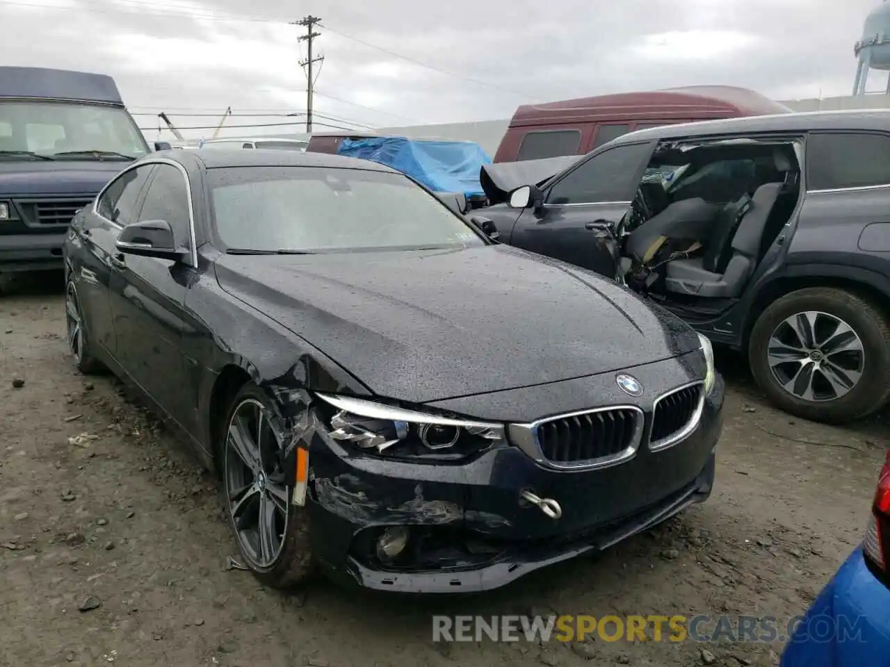 9 Photograph of a damaged car WBA4J7C52KBM75264 BMW 4 SERIES 2019