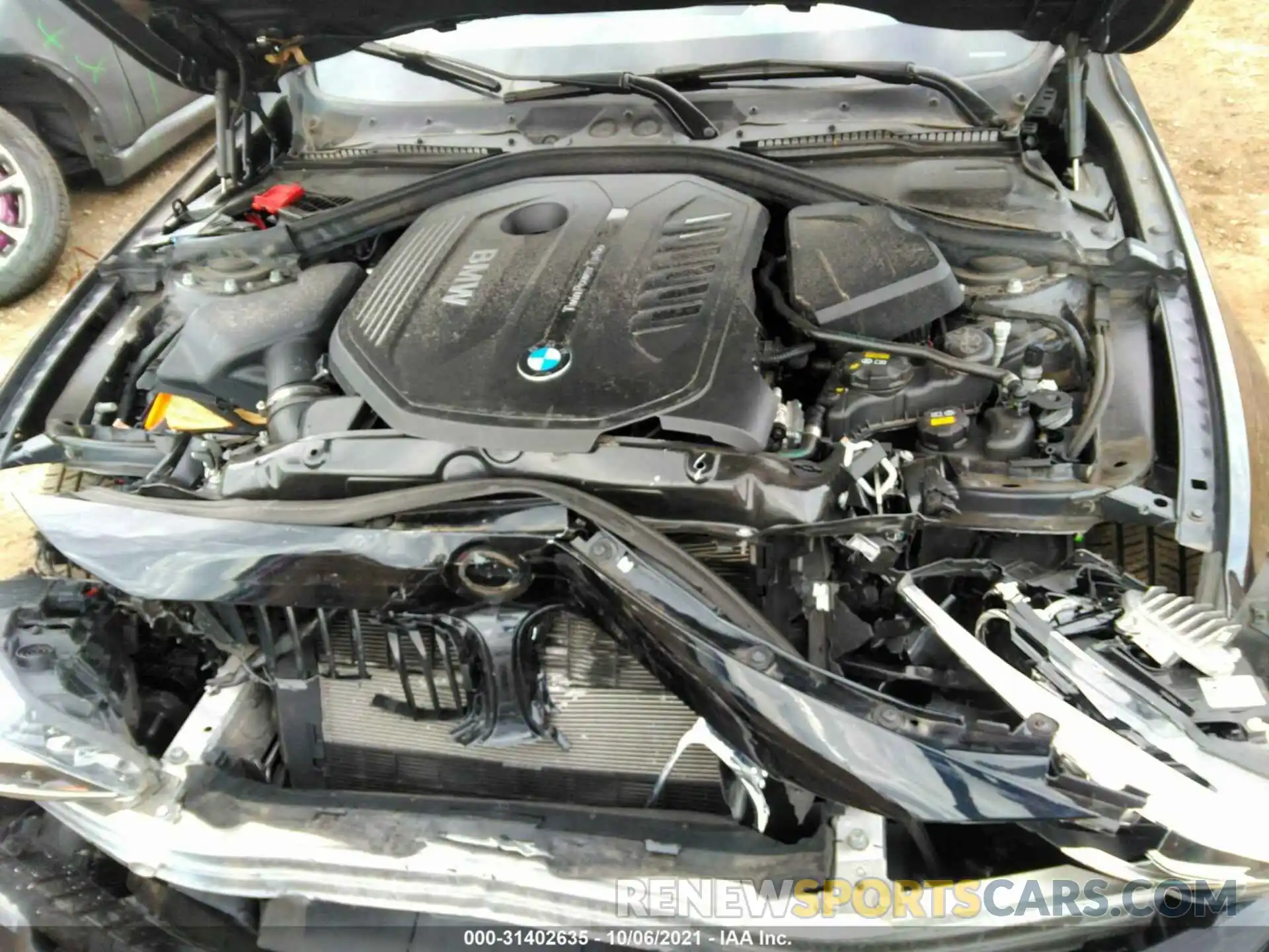 10 Фотография поврежденного автомобиля WBA4J7C53KBM76164 BMW 4 SERIES 2019