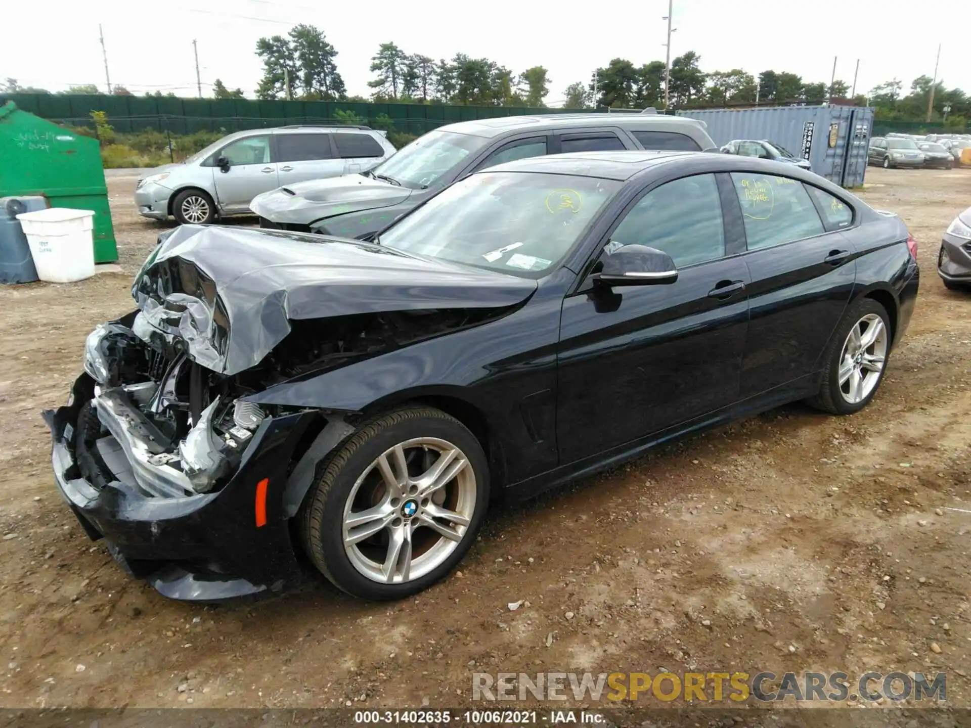 2 Photograph of a damaged car WBA4J7C53KBM76164 BMW 4 SERIES 2019