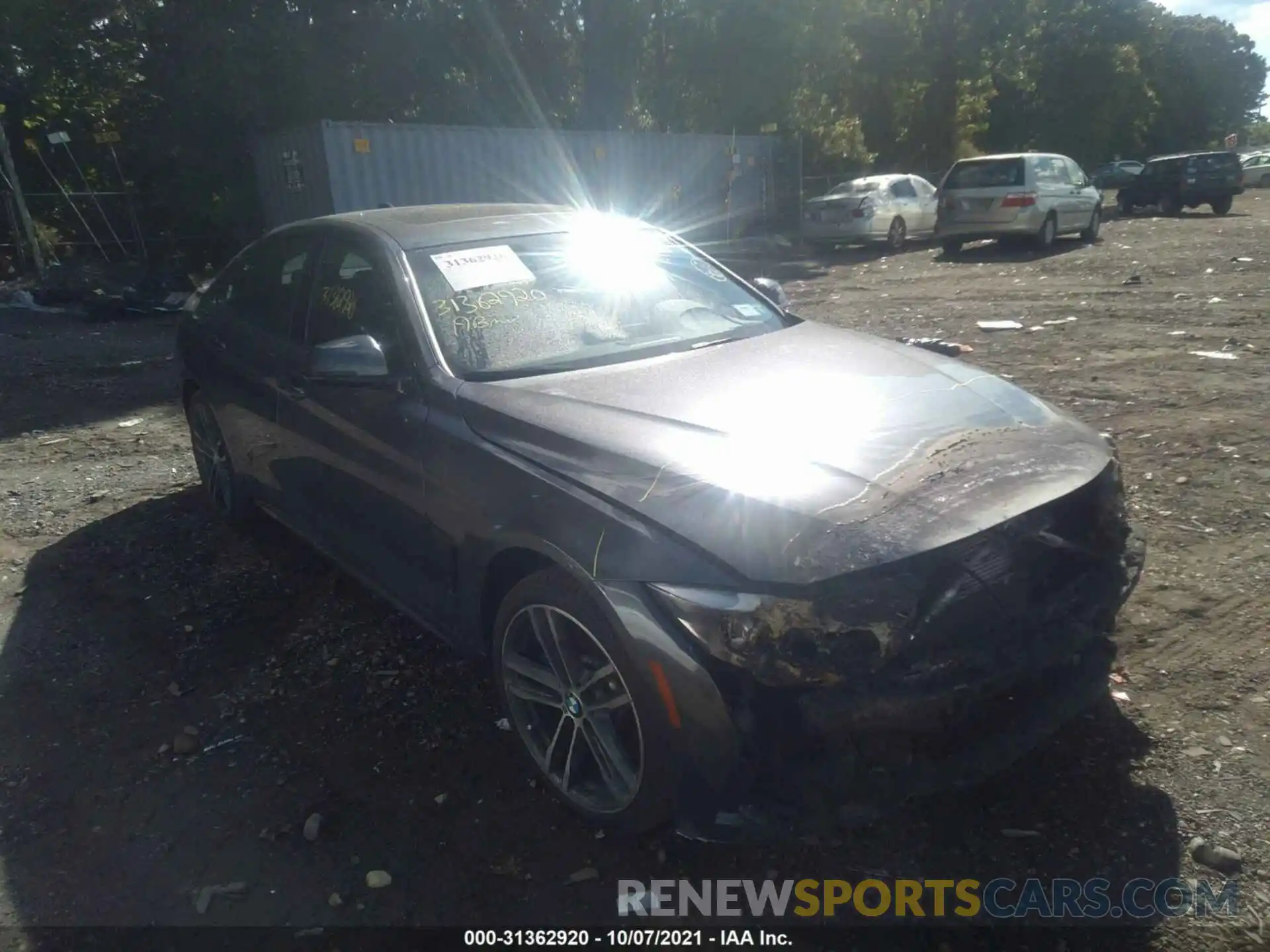 1 Photograph of a damaged car WBA4J7C53KBM76388 BMW 4 SERIES 2019