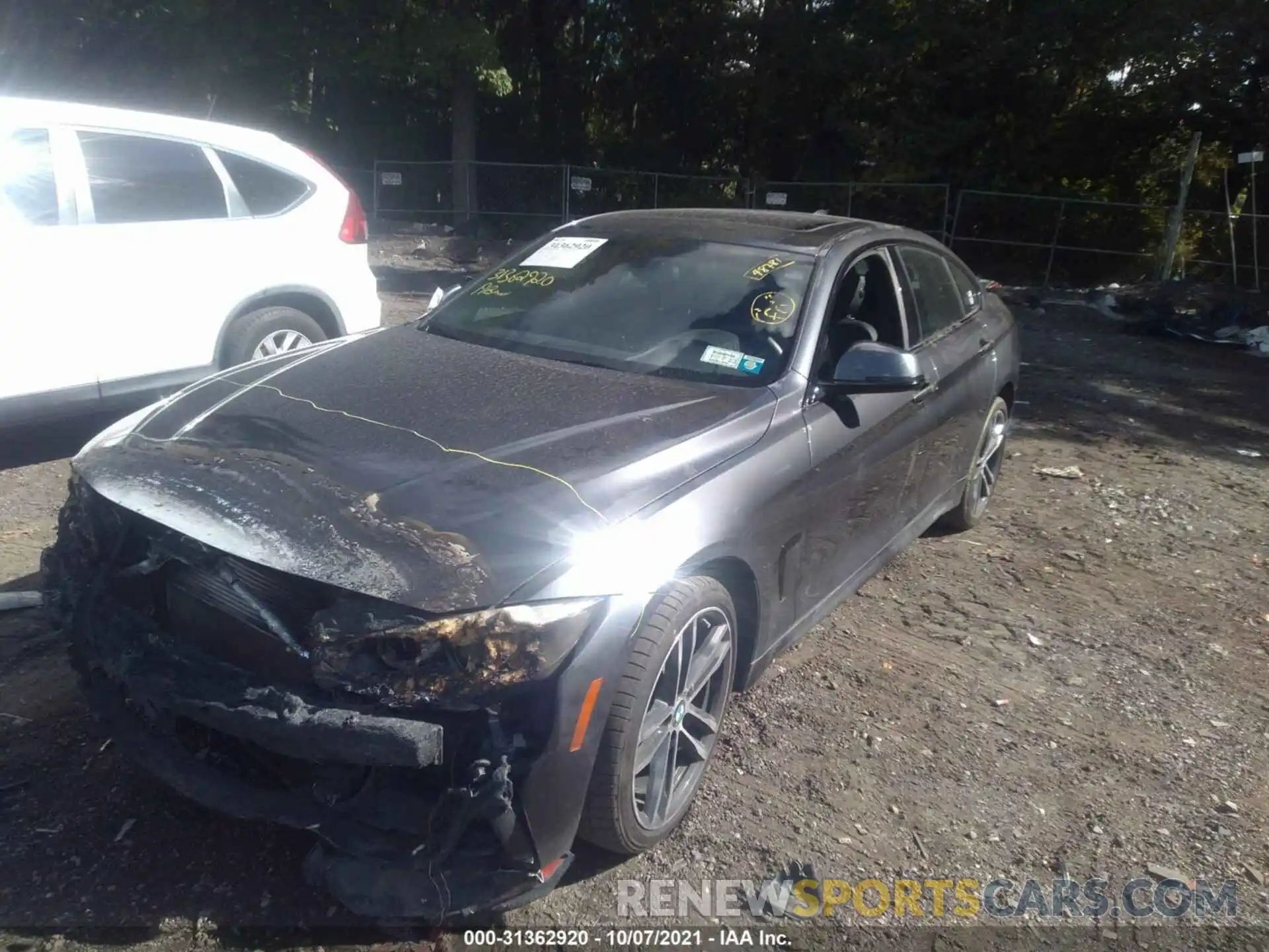 2 Photograph of a damaged car WBA4J7C53KBM76388 BMW 4 SERIES 2019