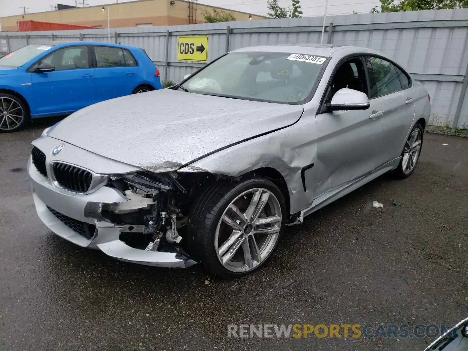 2 Photograph of a damaged car WBA4J7C53KBM76620 BMW 4 SERIES 2019