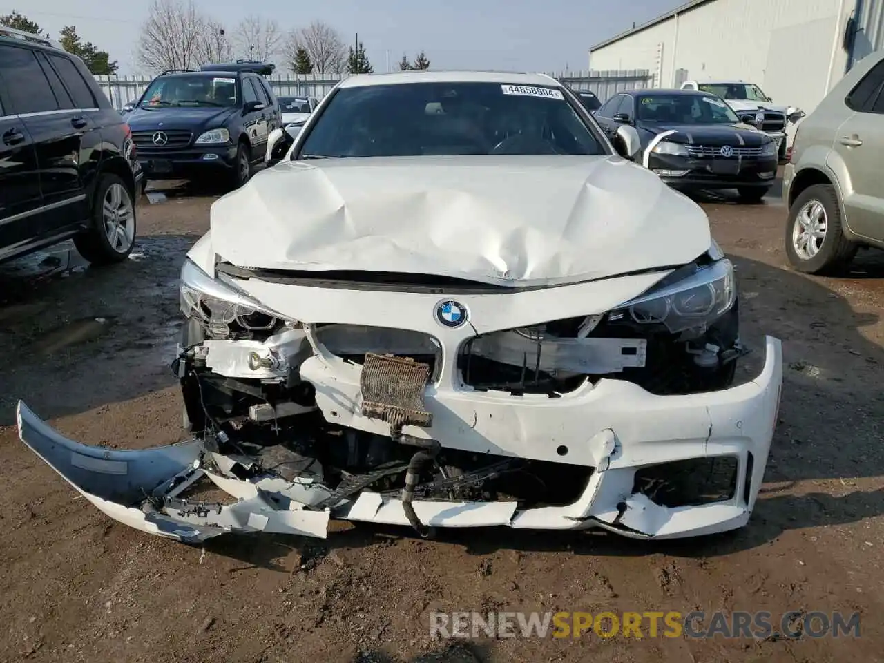 5 Photograph of a damaged car WBA4J7C54KBM74973 BMW 4 SERIES 2019