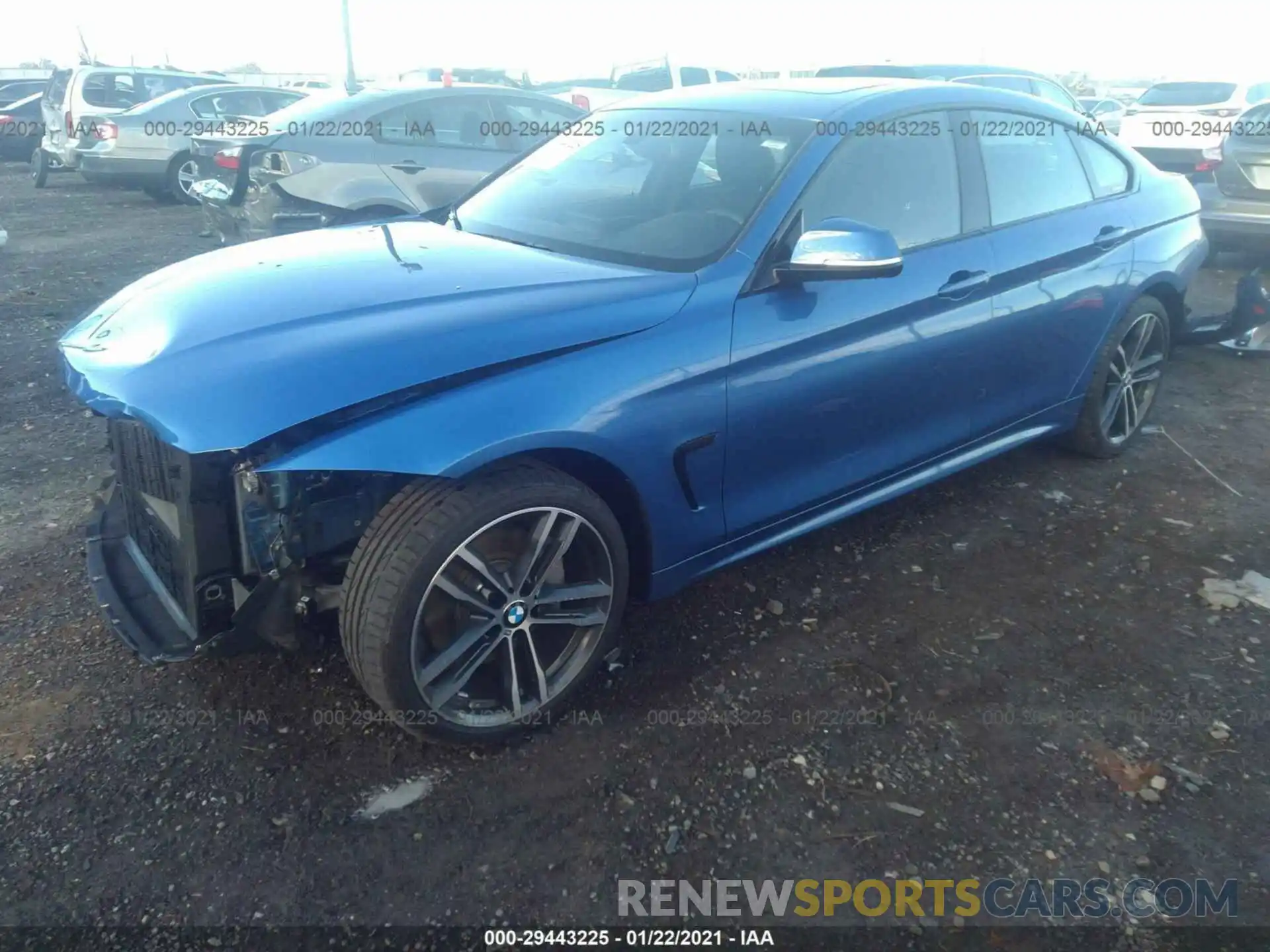 2 Photograph of a damaged car WBA4J7C54KBM76089 BMW 4 SERIES 2019