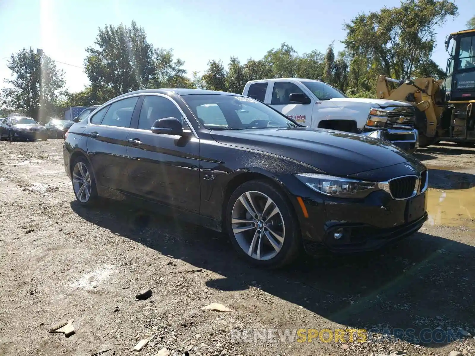 1 Photograph of a damaged car WBA4J7C54KBM76352 BMW 4 SERIES 2019