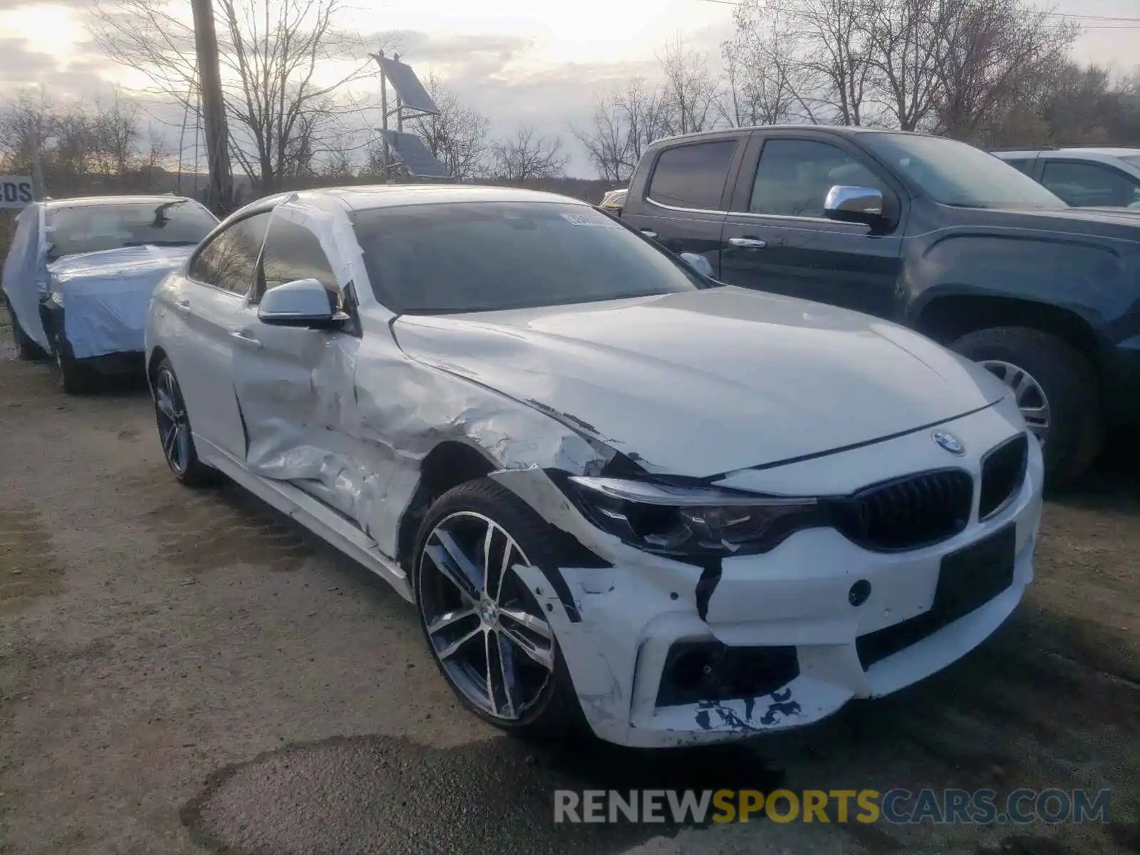1 Фотография поврежденного автомобиля WBA4J7C55KBM74822 BMW 4 SERIES 2019