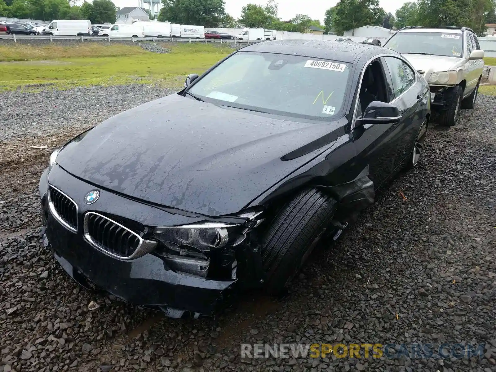 2 Photograph of a damaged car WBA4J7C56KBM74795 BMW 4 SERIES 2019