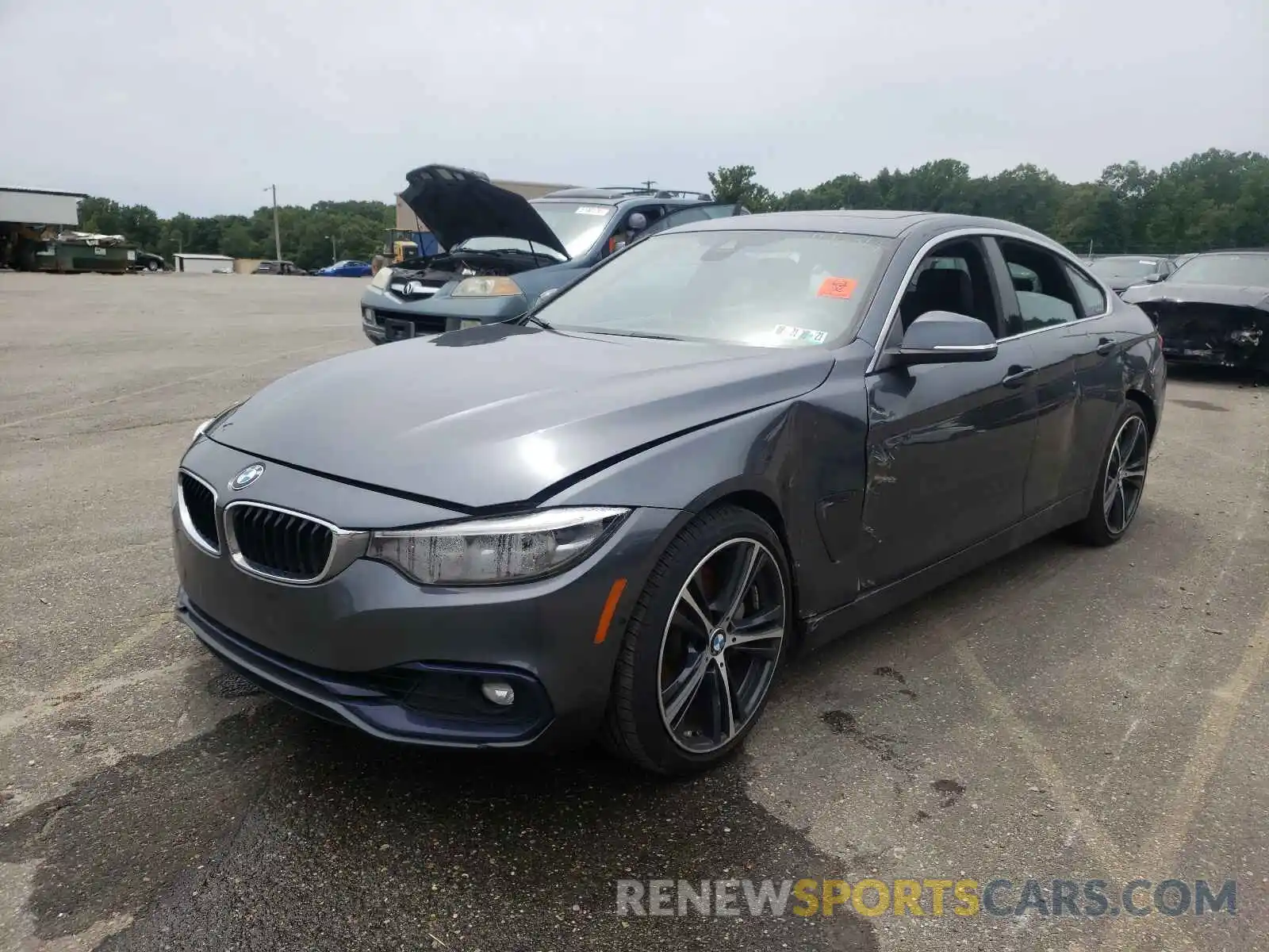 2 Photograph of a damaged car WBA4J7C56KBM75414 BMW 4 SERIES 2019