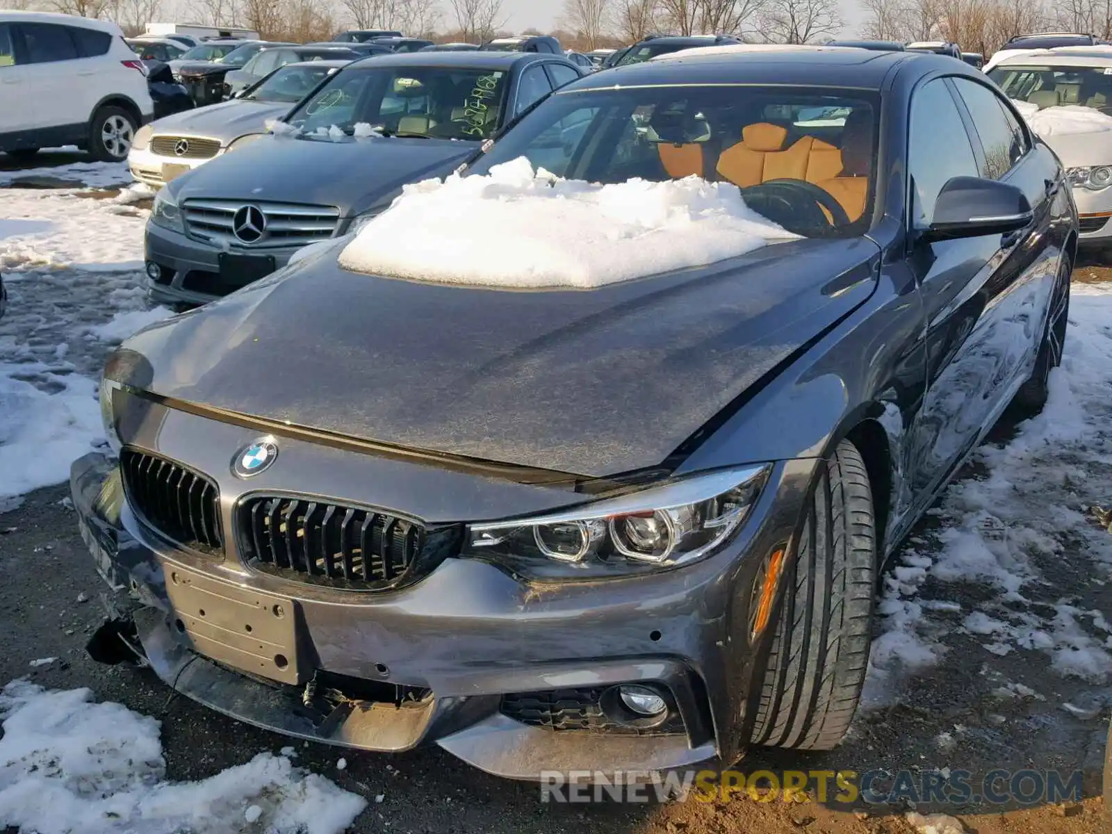 2 Photograph of a damaged car WBA4J7C56KBM75445 BMW 4 SERIES 2019