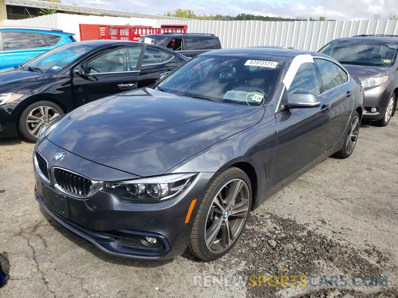 2 Photograph of a damaged car WBA4J7C56KBM76532 BMW 4 SERIES 2019