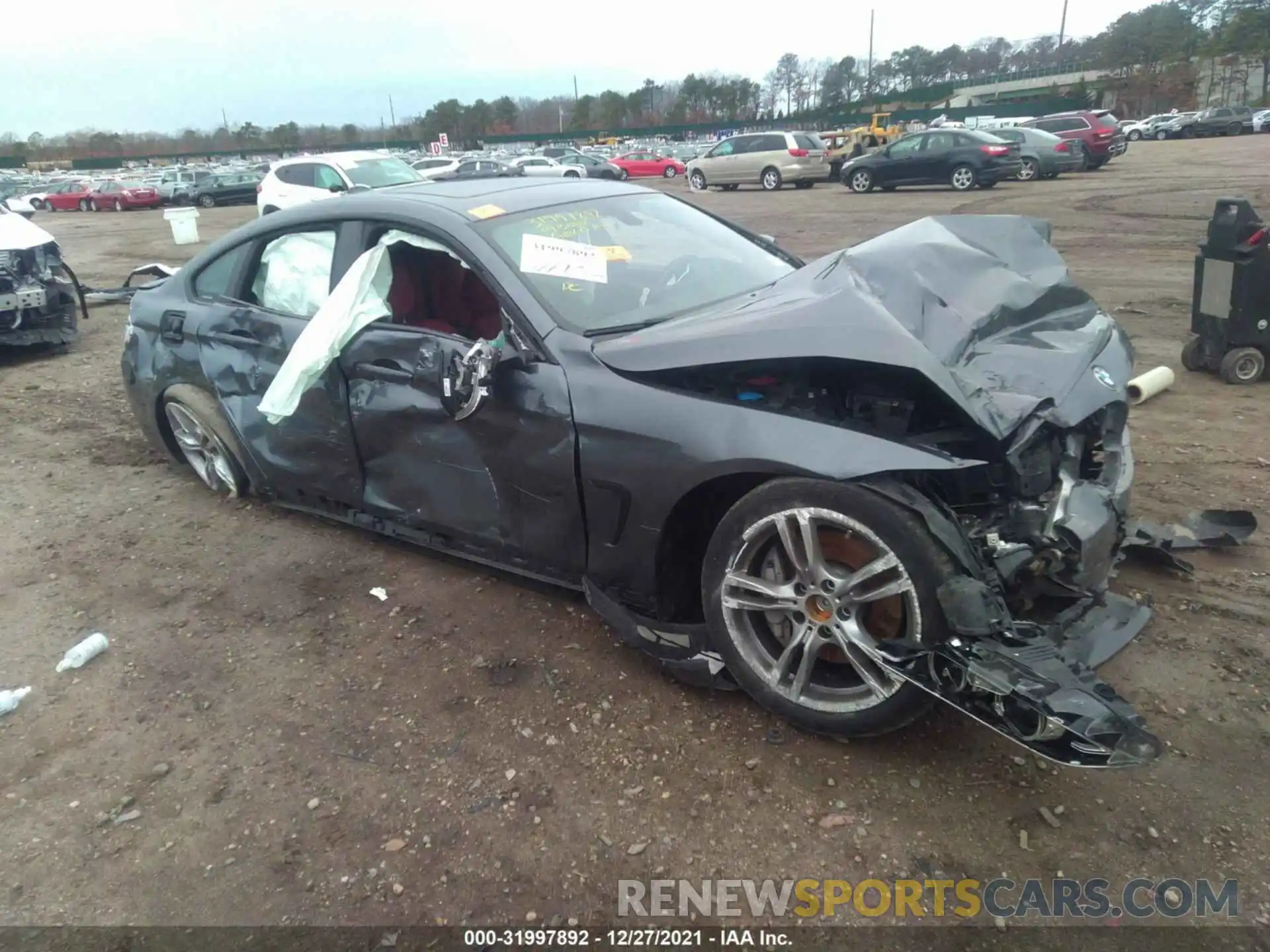 1 Photograph of a damaged car WBA4J7C57KBM74630 BMW 4 SERIES 2019