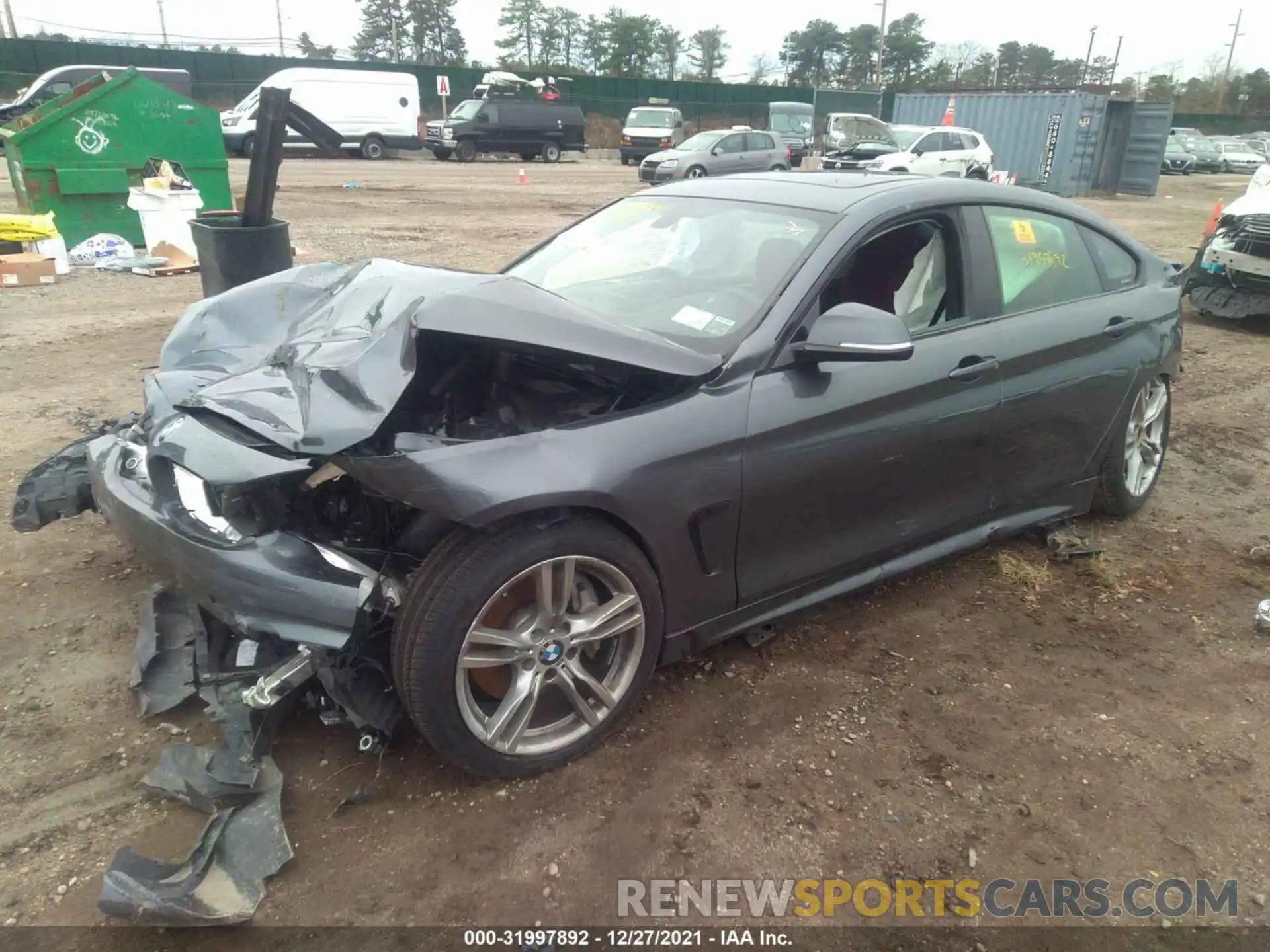 2 Photograph of a damaged car WBA4J7C57KBM74630 BMW 4 SERIES 2019