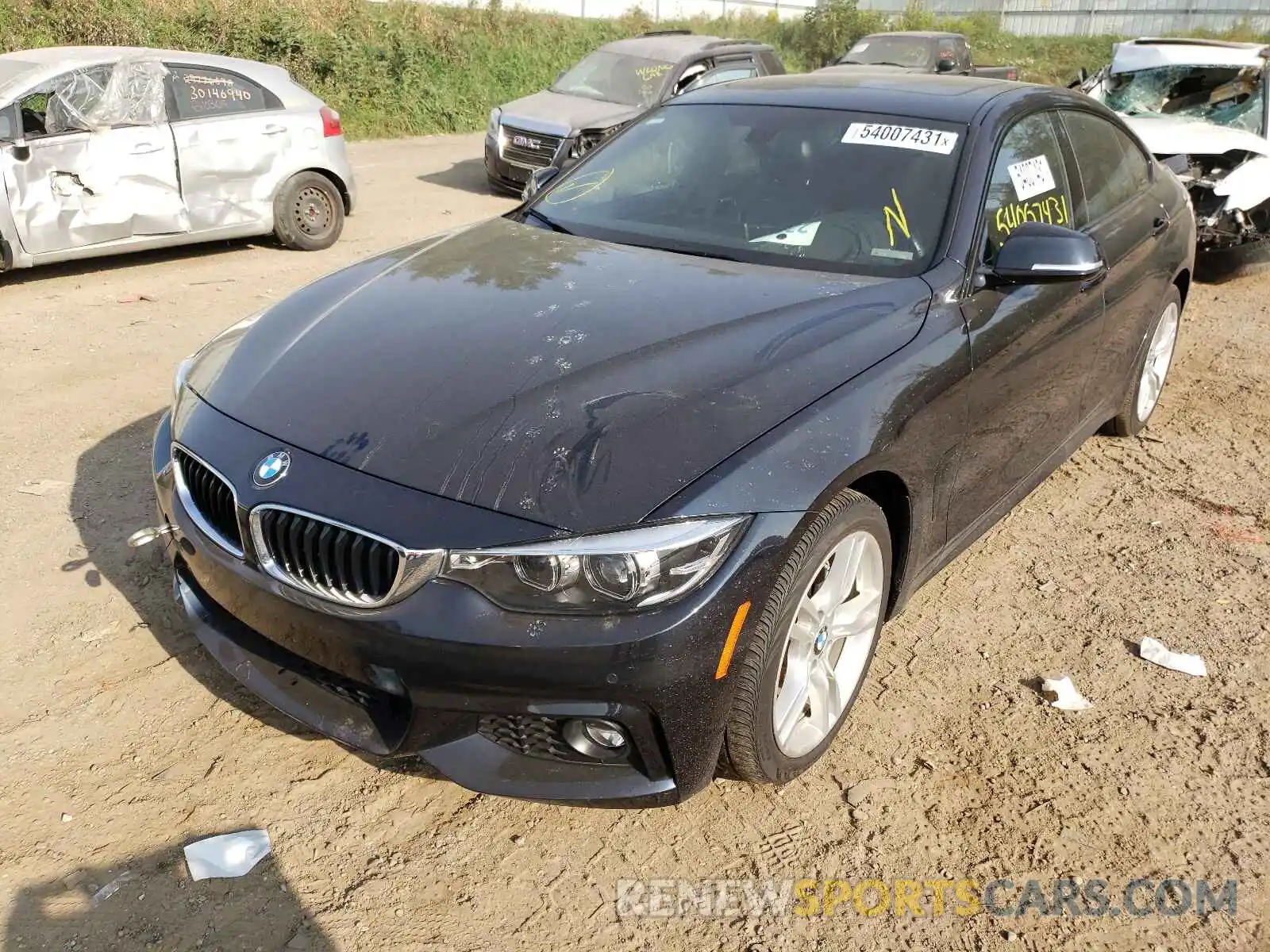 2 Photograph of a damaged car WBA4J7C57KBM75230 BMW 4 SERIES 2019