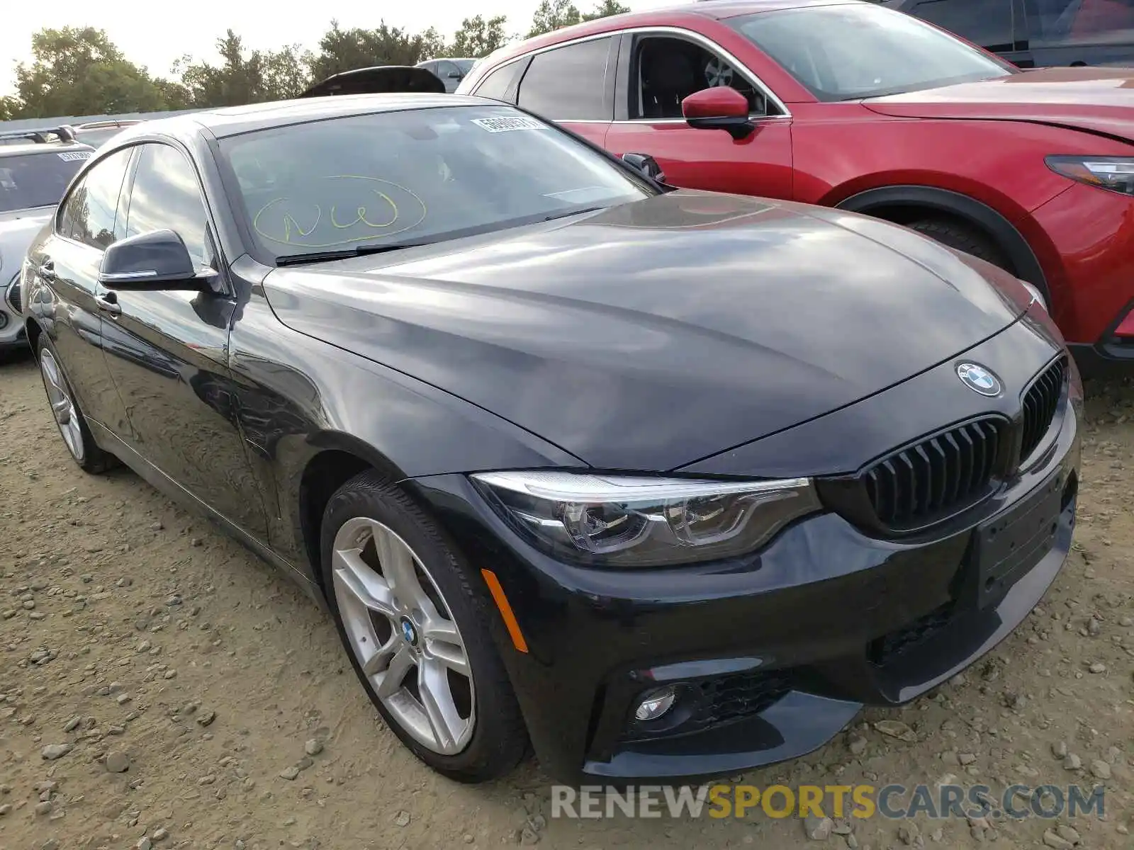 1 Photograph of a damaged car WBA4J7C57KBM75535 BMW 4 SERIES 2019