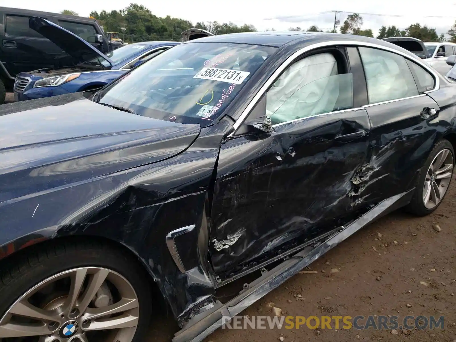 9 Photograph of a damaged car WBA4J7C57KBM76474 BMW 4 SERIES 2019