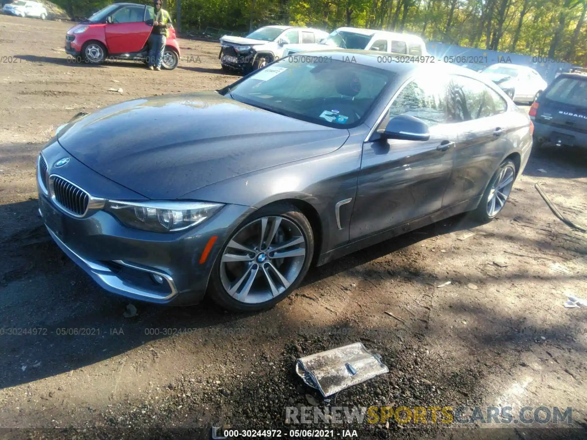 2 Photograph of a damaged car WBA4J7C58KBM75608 BMW 4 SERIES 2019