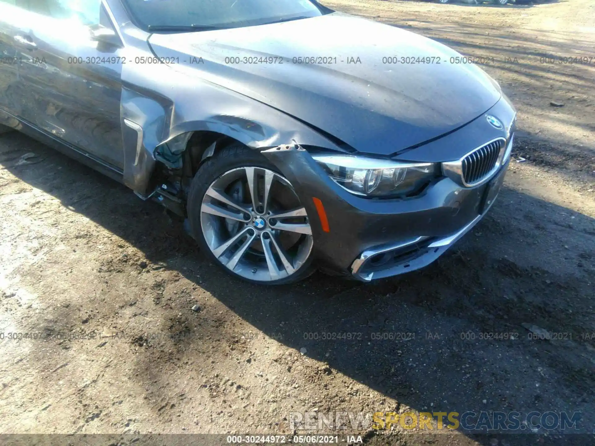 6 Photograph of a damaged car WBA4J7C58KBM75608 BMW 4 SERIES 2019