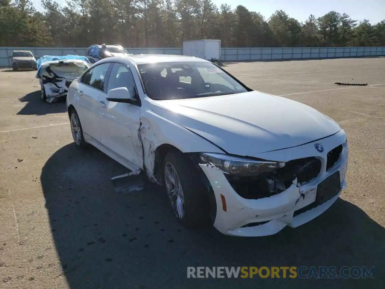 1 Photograph of a damaged car WBA4J7C58KBM75950 BMW 4 SERIES 2019