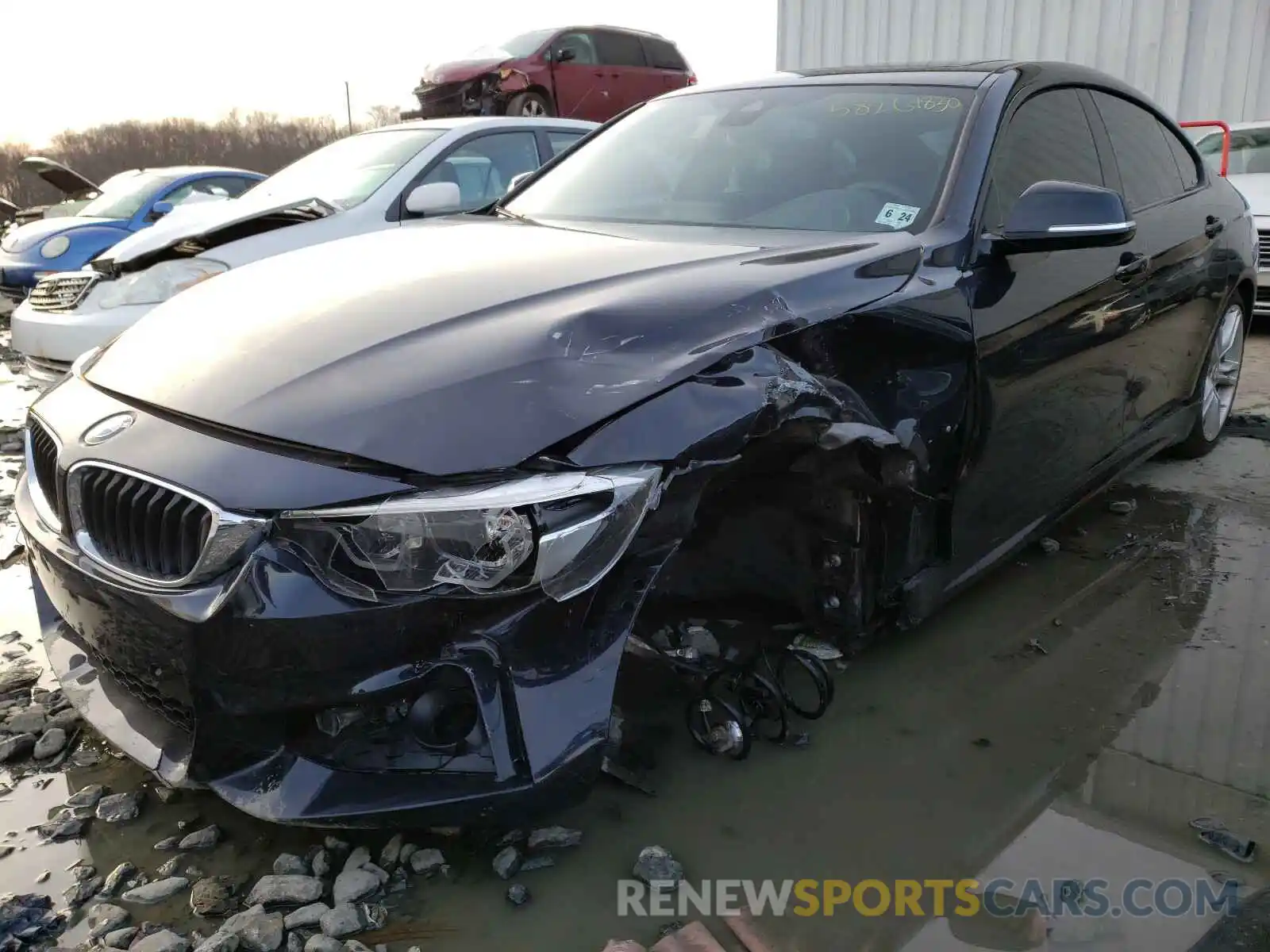 2 Photograph of a damaged car WBA4J7C58KBM76239 BMW 4 SERIES 2019