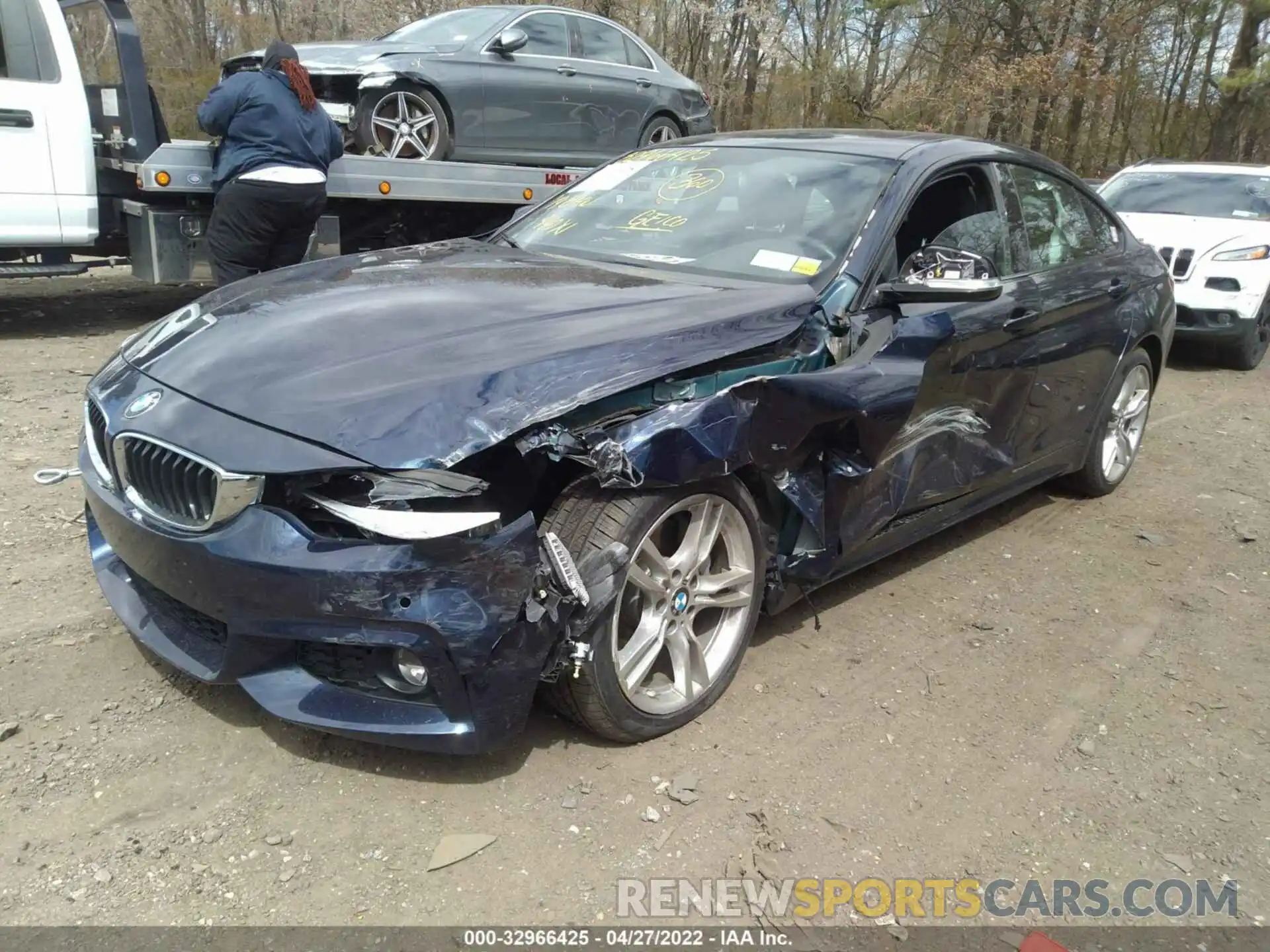 6 Photograph of a damaged car WBA4J7C59KBM76122 BMW 4 SERIES 2019