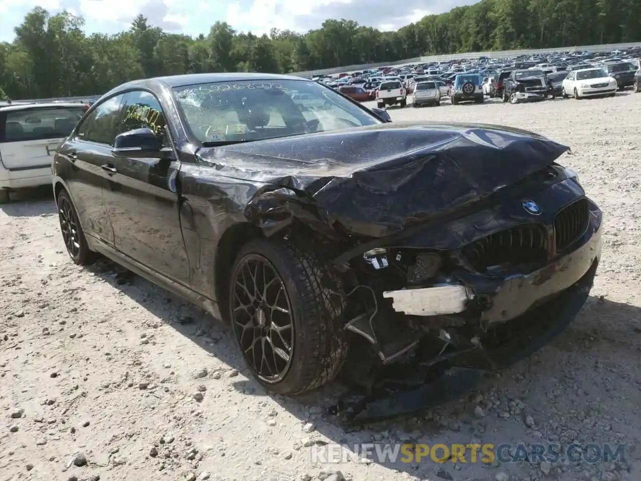 1 Photograph of a damaged car WBA4J7C59KBM76279 BMW 4 SERIES 2019