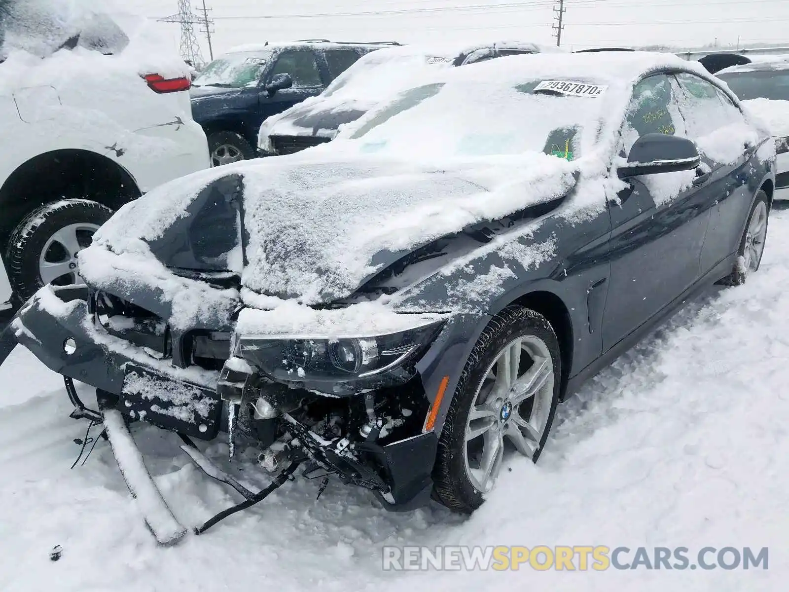 2 Photograph of a damaged car WBA4J7C5XKBM74931 BMW 4 SERIES 2019