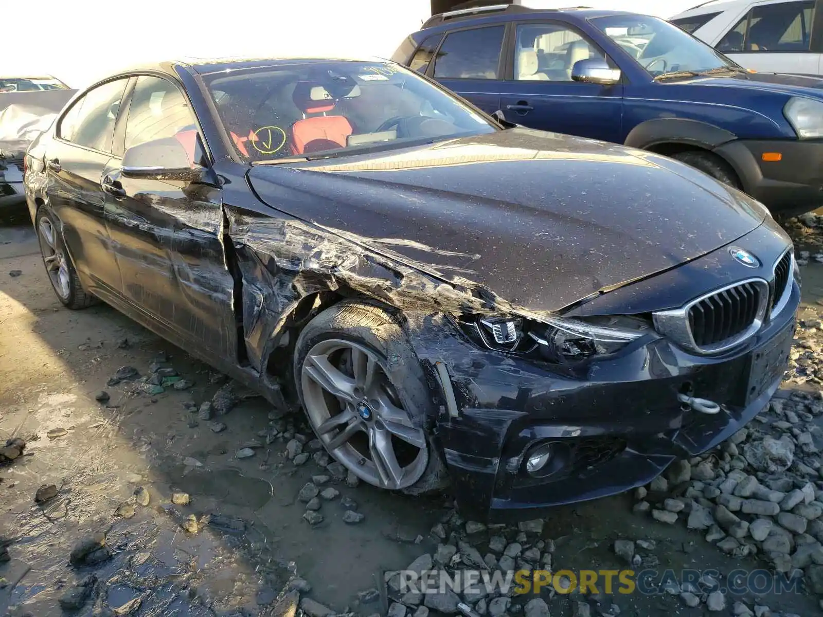 1 Фотография поврежденного автомобиля WBA4J7C5XKBM76646 BMW 4 SERIES 2019