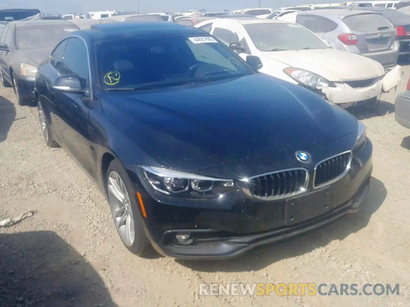 1 Photograph of a damaged car WBA4W3C51KAF92109 BMW 4 SERIES 2019