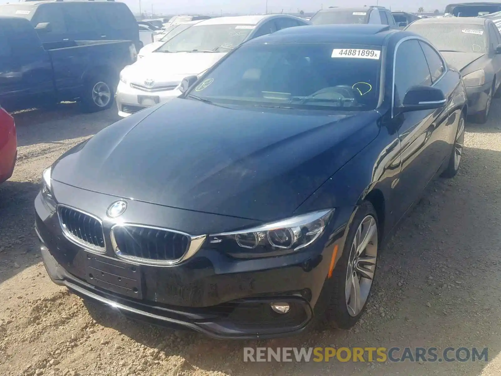 2 Photograph of a damaged car WBA4W3C51KAF92109 BMW 4 SERIES 2019