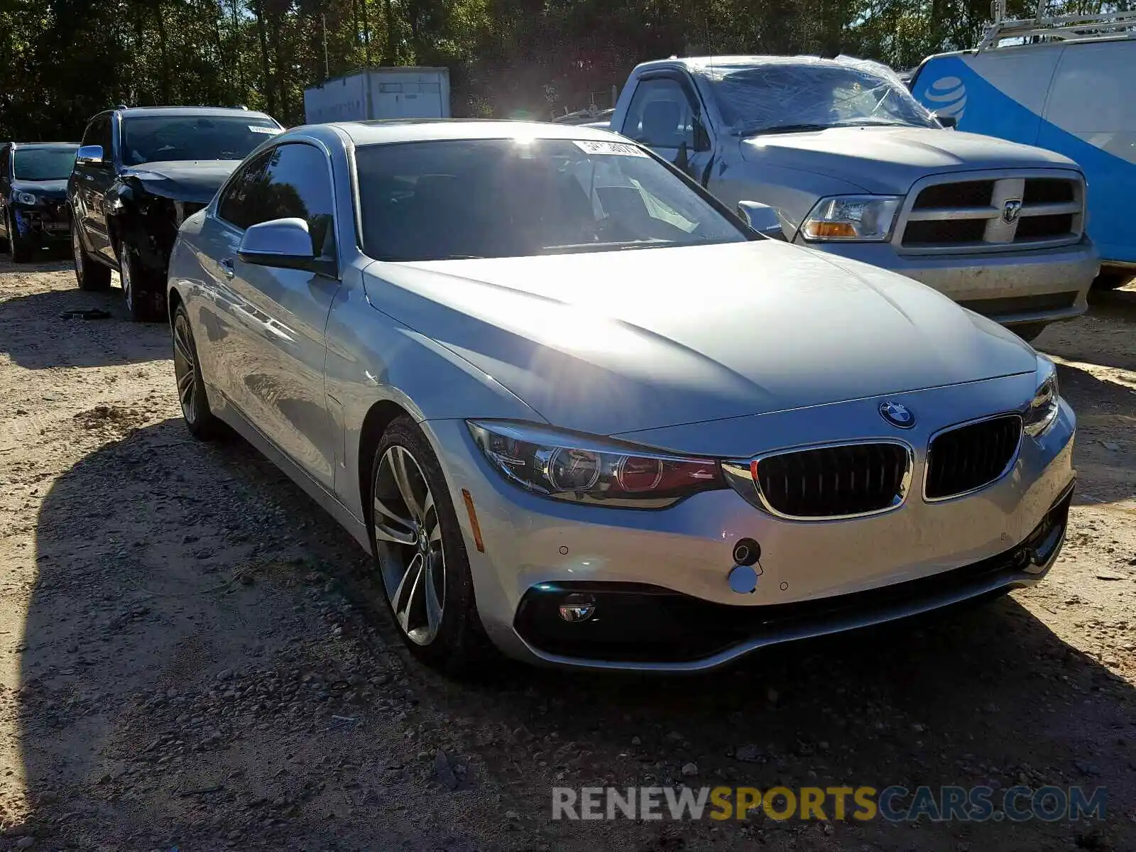 1 Photograph of a damaged car WBA4W3C51KAF92742 BMW 4 SERIES 2019