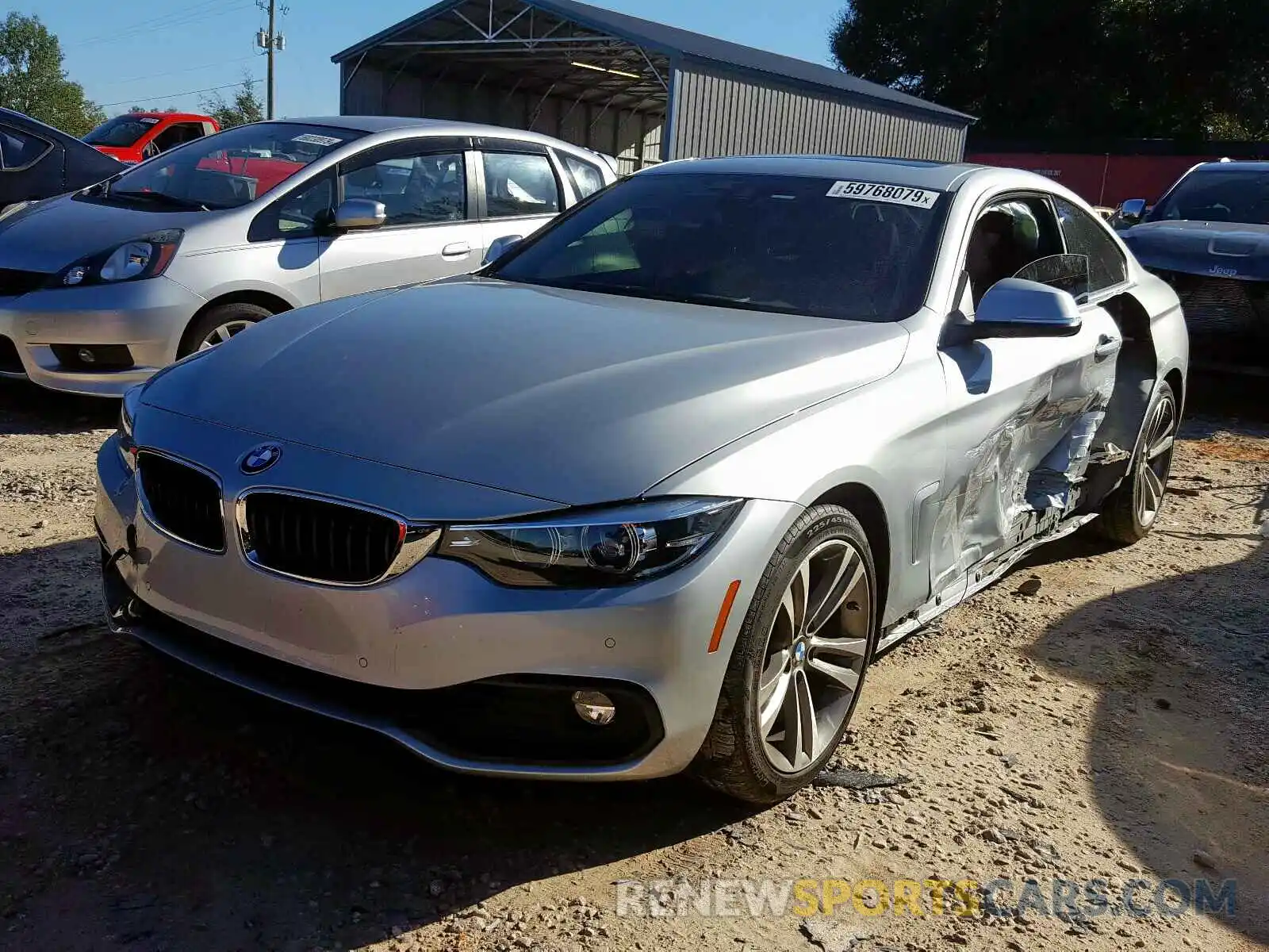 2 Photograph of a damaged car WBA4W3C51KAF92742 BMW 4 SERIES 2019