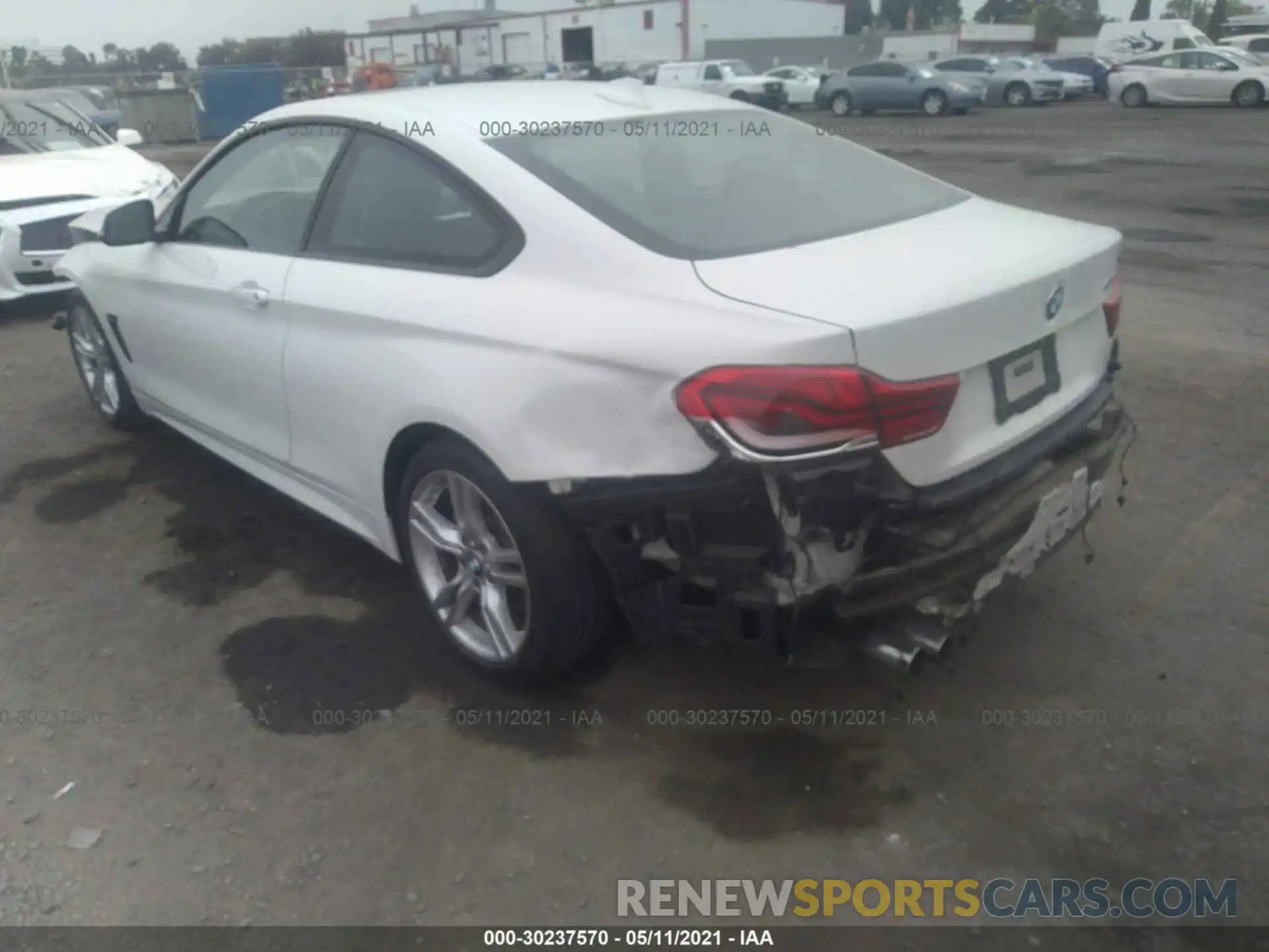 3 Photograph of a damaged car WBA4W3C51KAF93079 BMW 4 SERIES 2019