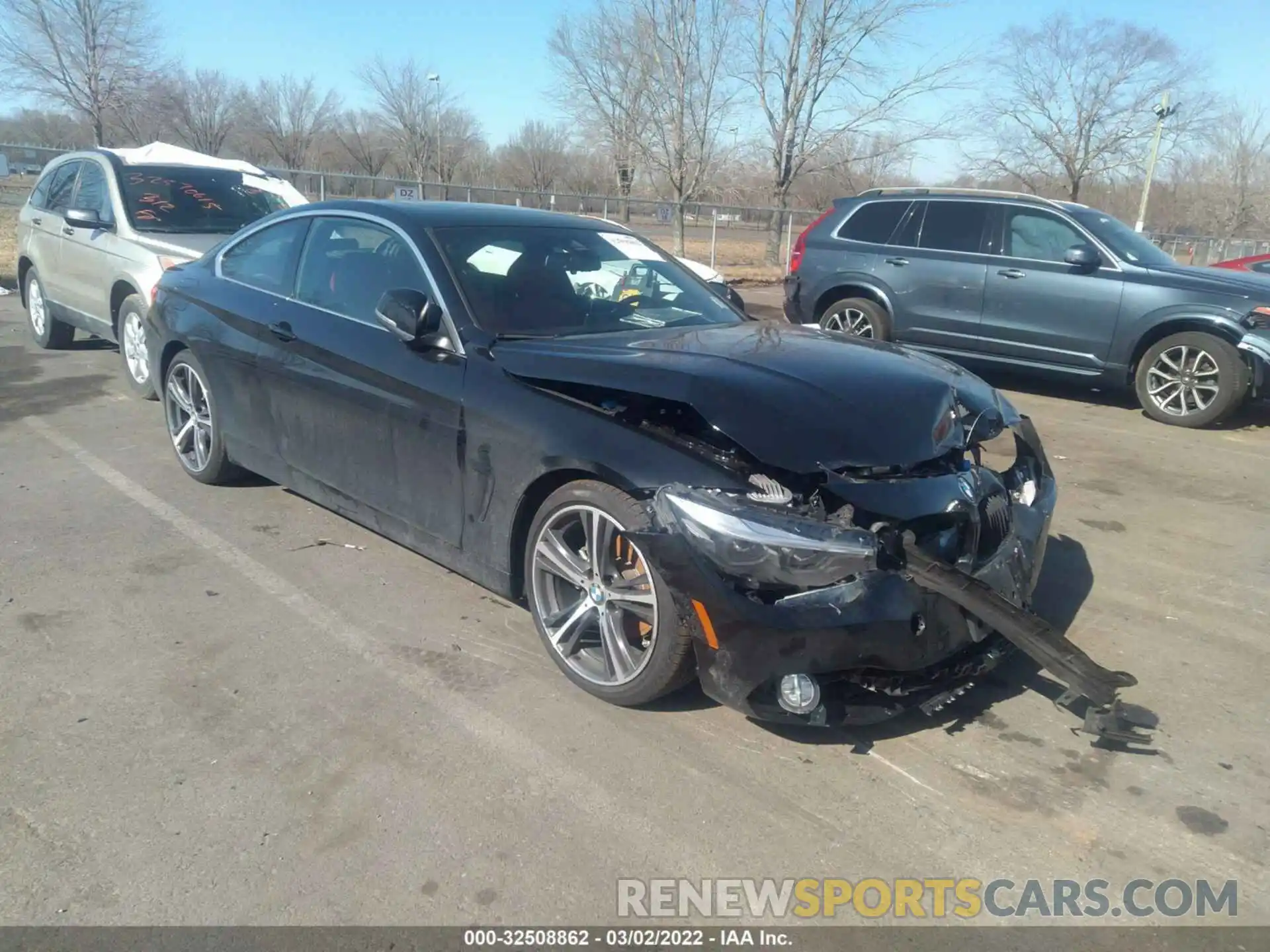 1 Photograph of a damaged car WBA4W3C51KAF93115 BMW 4 SERIES 2019