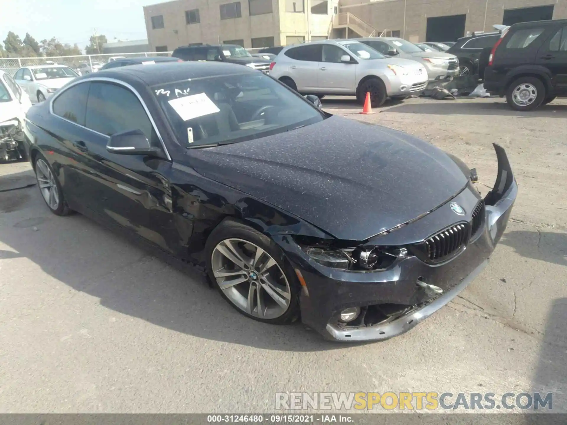 1 Photograph of a damaged car WBA4W3C51KAF93485 BMW 4 SERIES 2019