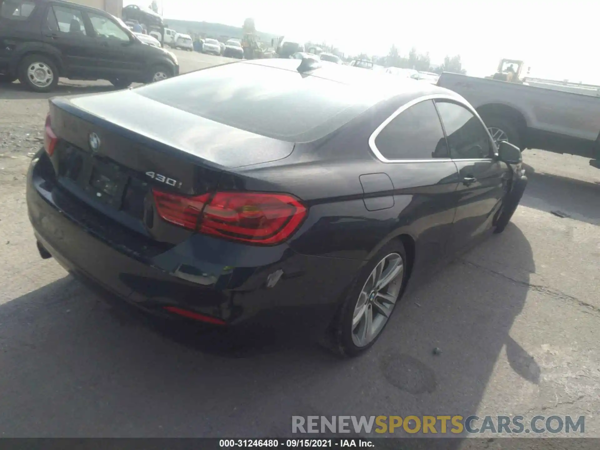 4 Photograph of a damaged car WBA4W3C51KAF93485 BMW 4 SERIES 2019