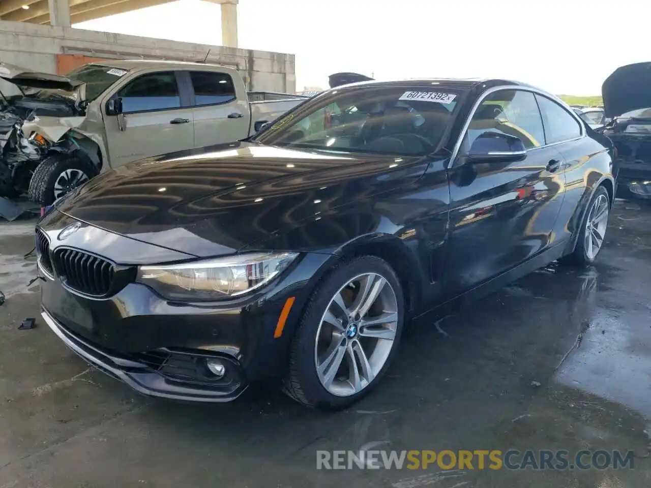 2 Photograph of a damaged car WBA4W3C51KAG91321 BMW 4 SERIES 2019